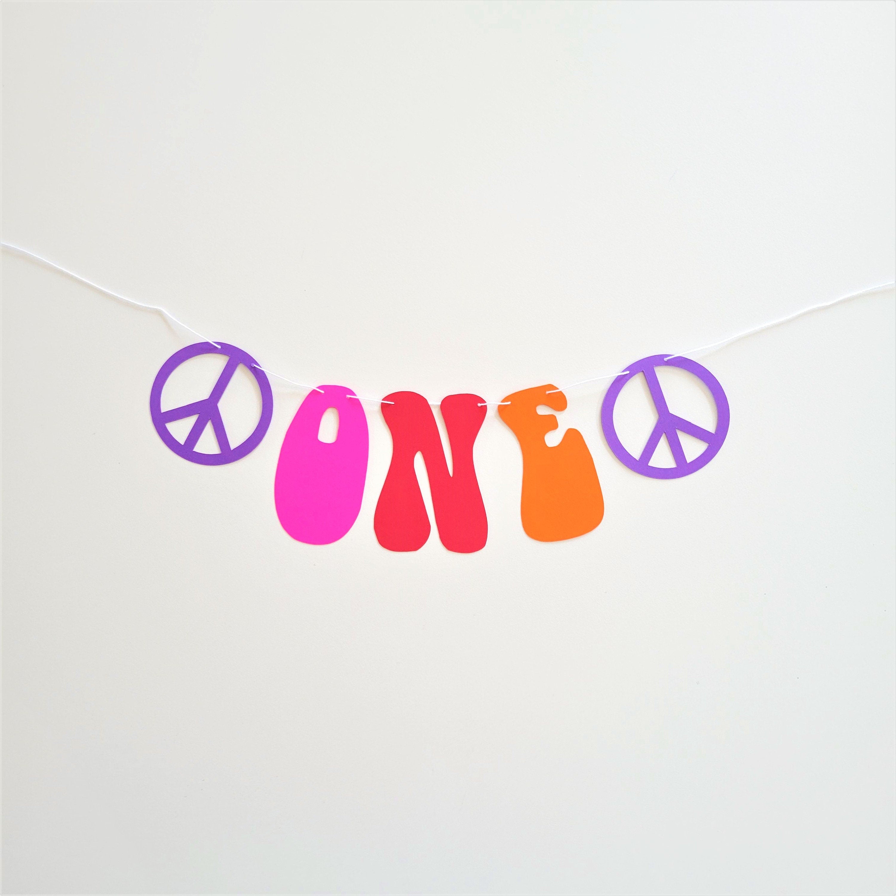 One Groovy Baby, 70s First Birthday, Groovy Baby, Groovy Highchair Banner, Groovy One, One Groovy Baby Highchair, Groovy Birthday Decoration