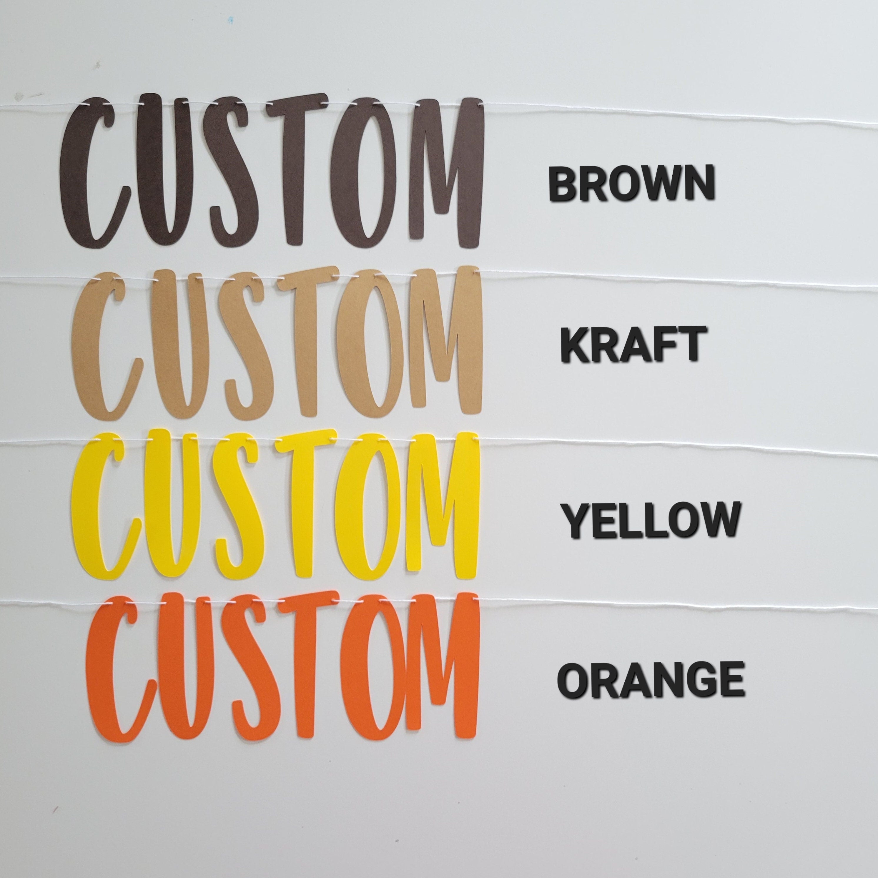 Custom Banner, Custom Red Banner, Customizable Banner, Custom Fun Font Banner, Banner with Fun Font, Custom Sign, Custom Birthday Banner