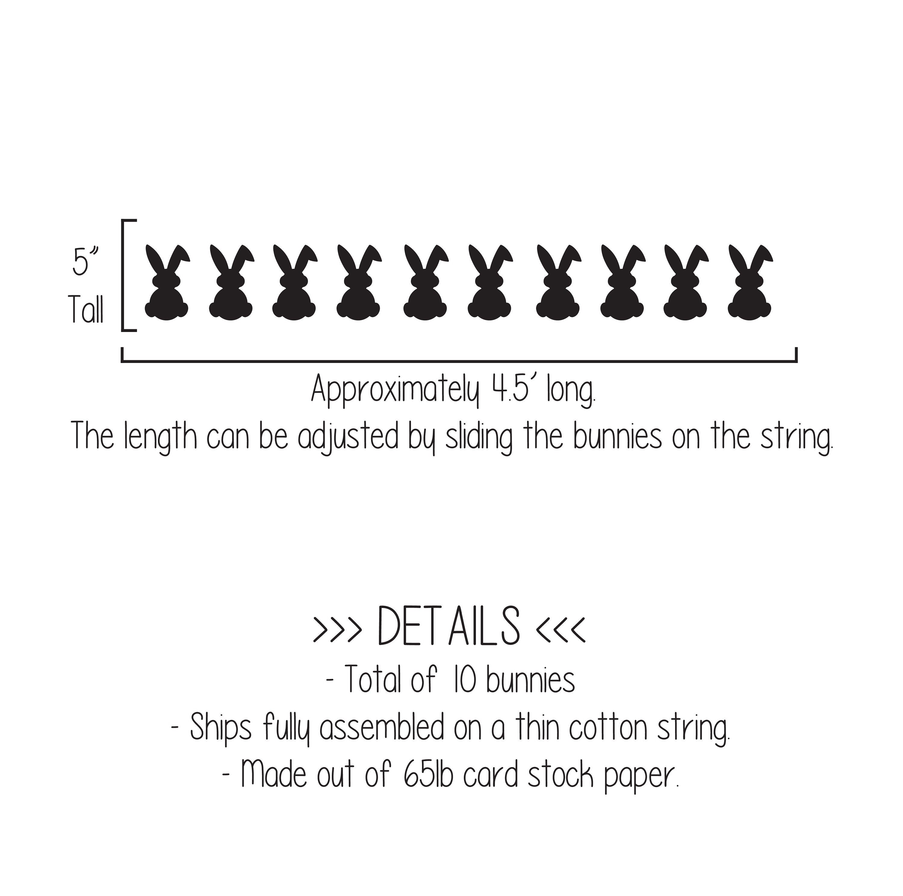 Hoppy Easter Banner, Easter Banner, Easter Decorations, Custom Easter Banner, Easter Bunny Garland, Bunny Banner