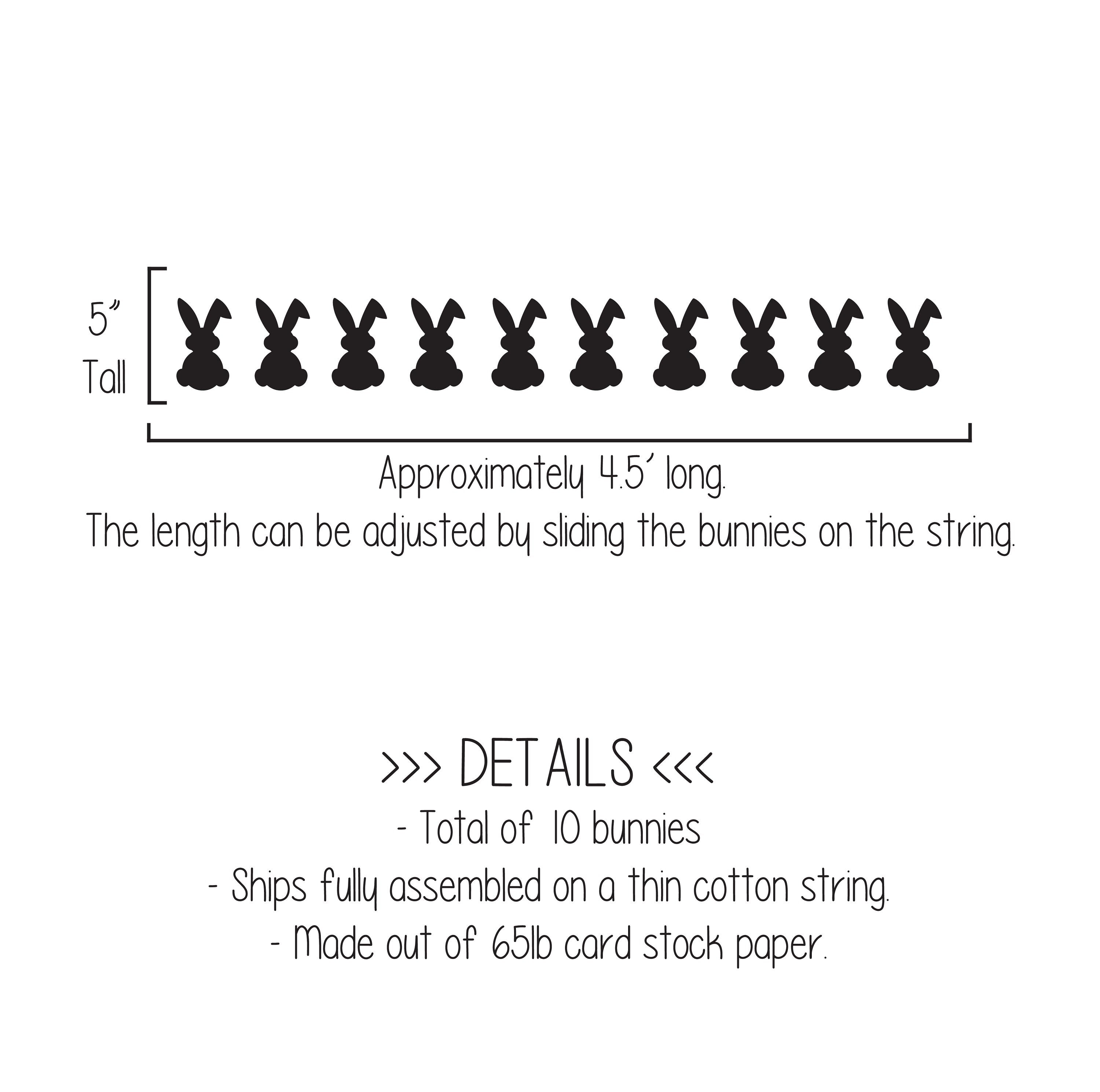 Hoppy Easter Banner, Easter Banner, Easter Decorations, Custom Easter Banner, Easter Bunny Garland, Bunny Banner