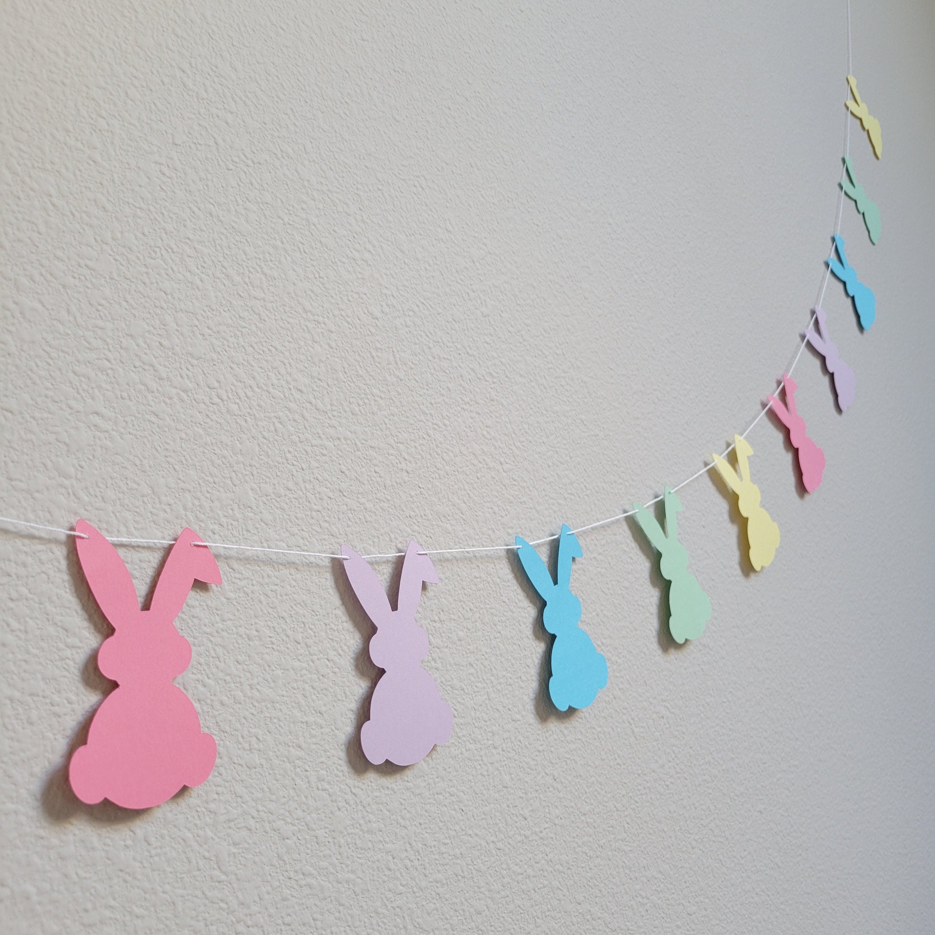 Hoppy Easter Banner, Easter Banner, Easter Decorations, Custom Easter Banner, Easter Bunny Garland, Bunny Banner