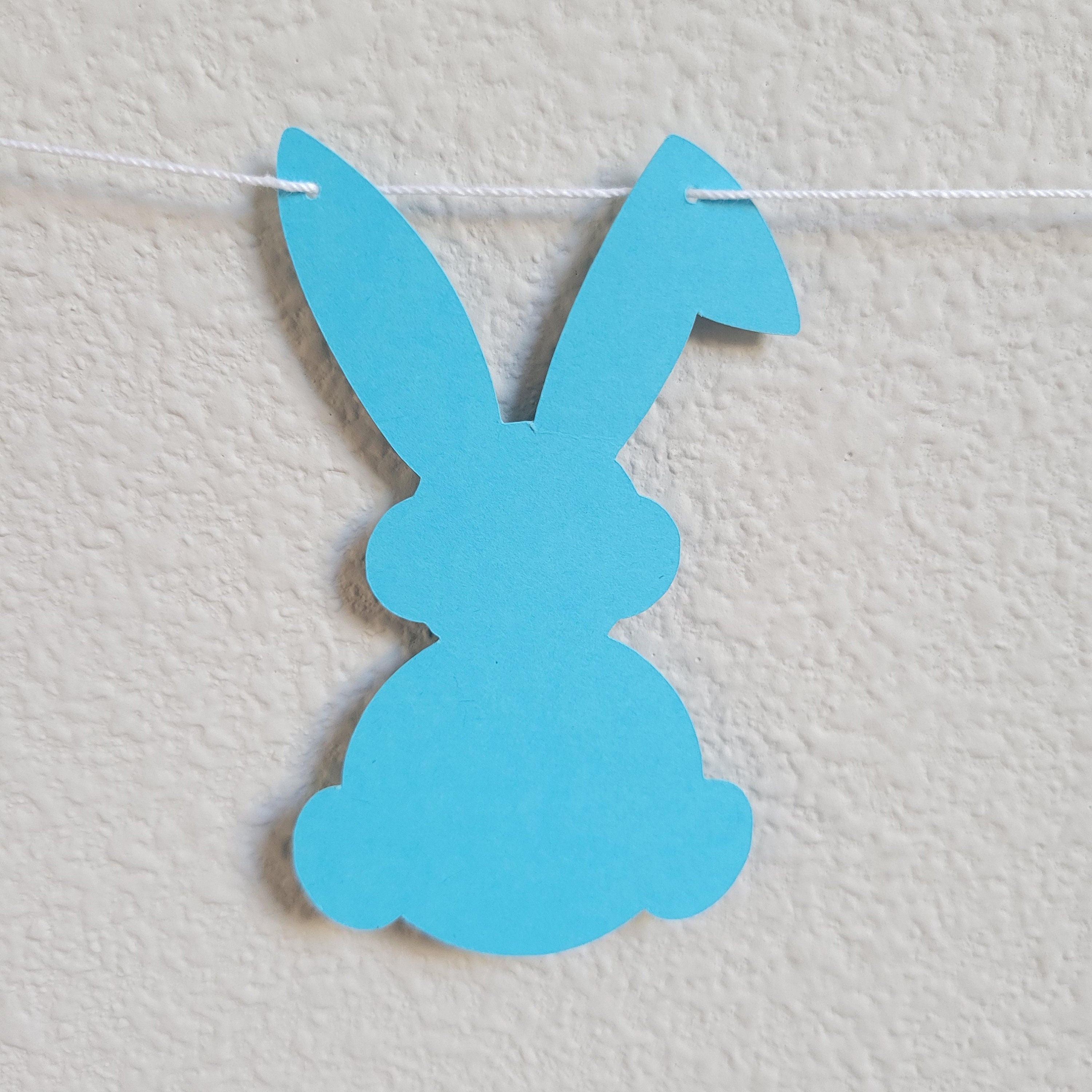 Hoppy Easter Banner, Easter Banner, Easter Decorations, Custom Easter Banner, Easter Bunny Garland, Bunny Banner