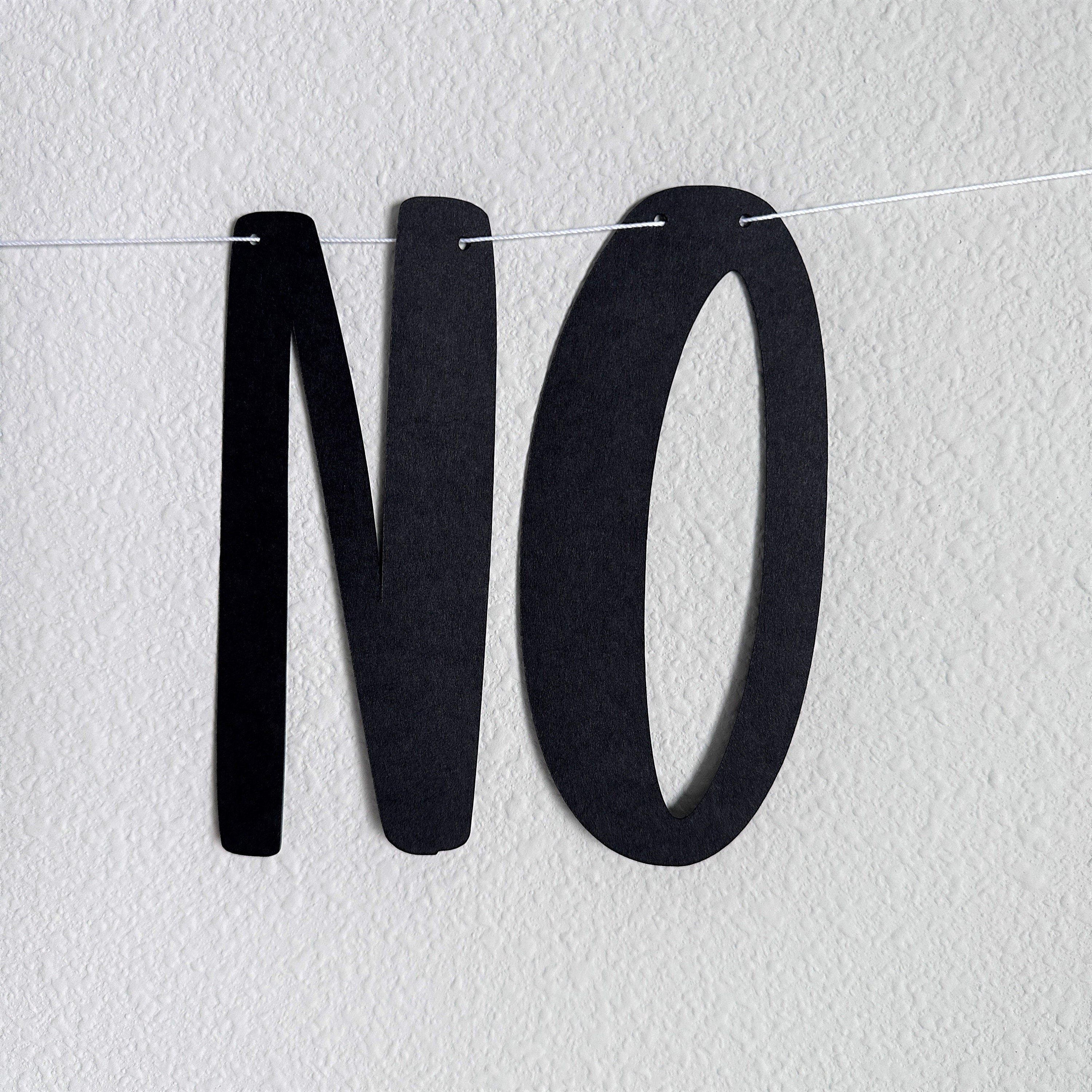 Birthday Yes Happy No, Birthday Yes Happy No Banner, Customizable Birthday Banner, Black Birthday Banner