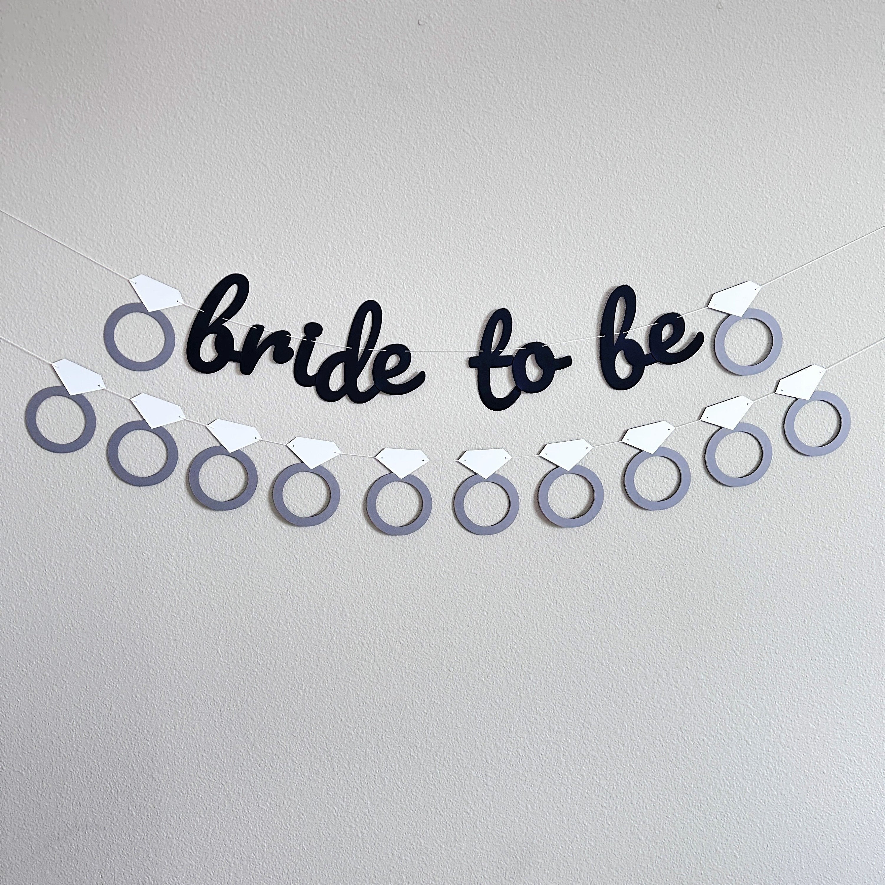 Bride To Be, Bride To Be Banner, Bachelorette Party, Bridal Shower, Bachelorette Party Sign, Custom Bride Banner, Custom Ring Banner