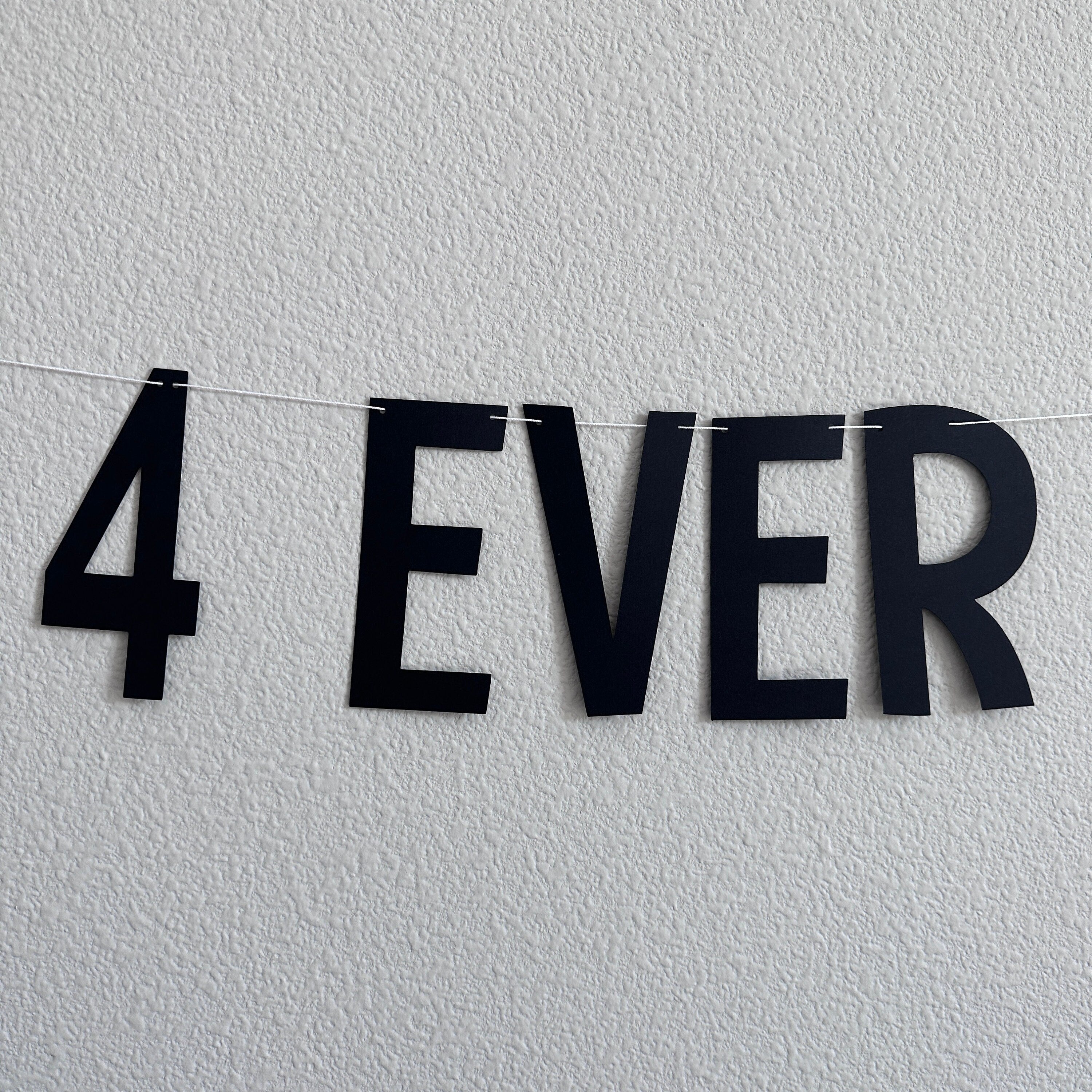 4 Ever Moody, 4th Birthday Banner, Cow Themed 4th Birthday, 4th Birthday Party, Custom Cow Banner