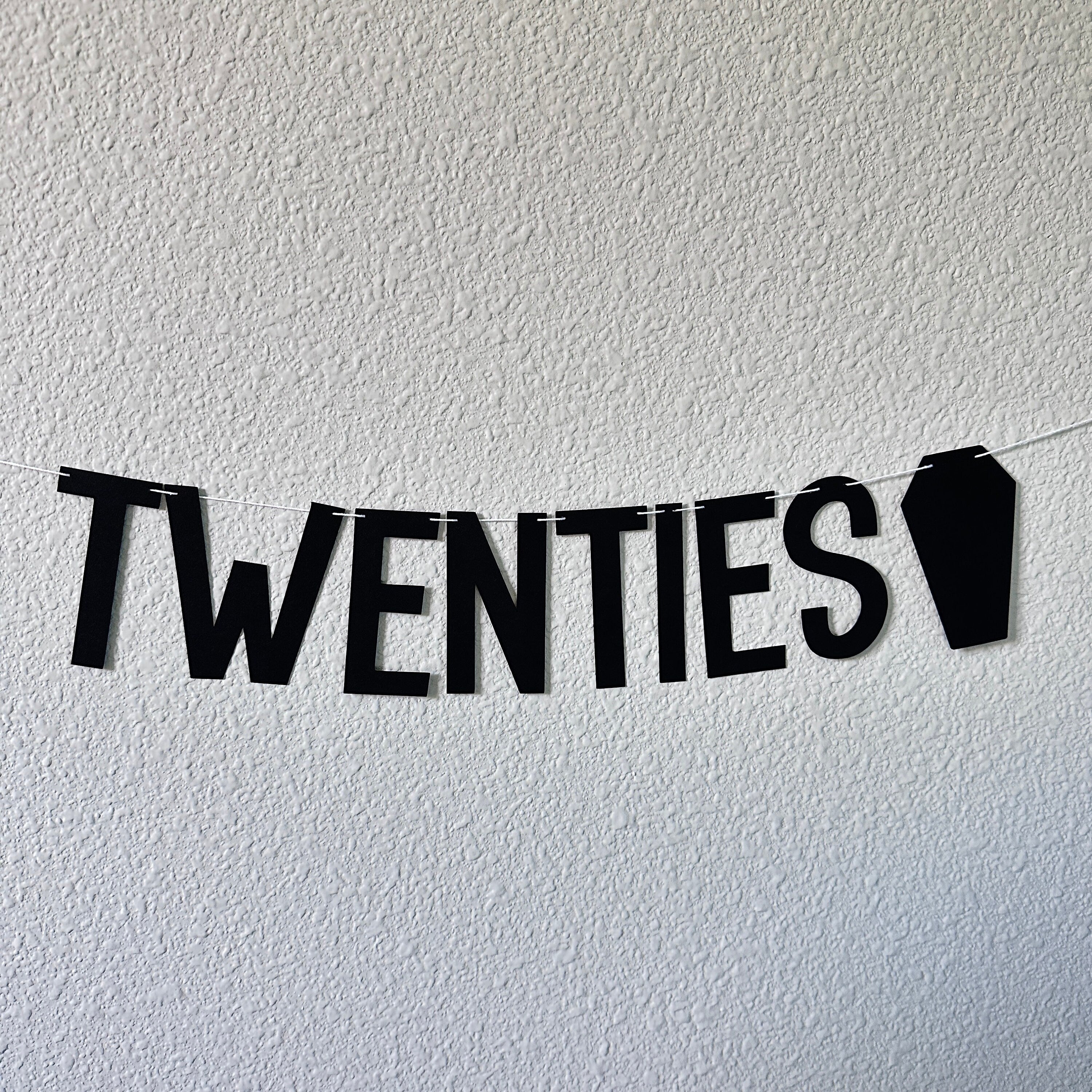 RIP To My Twenties Banner, 30th Birthday Banner, Funny 30th Birthday Decor