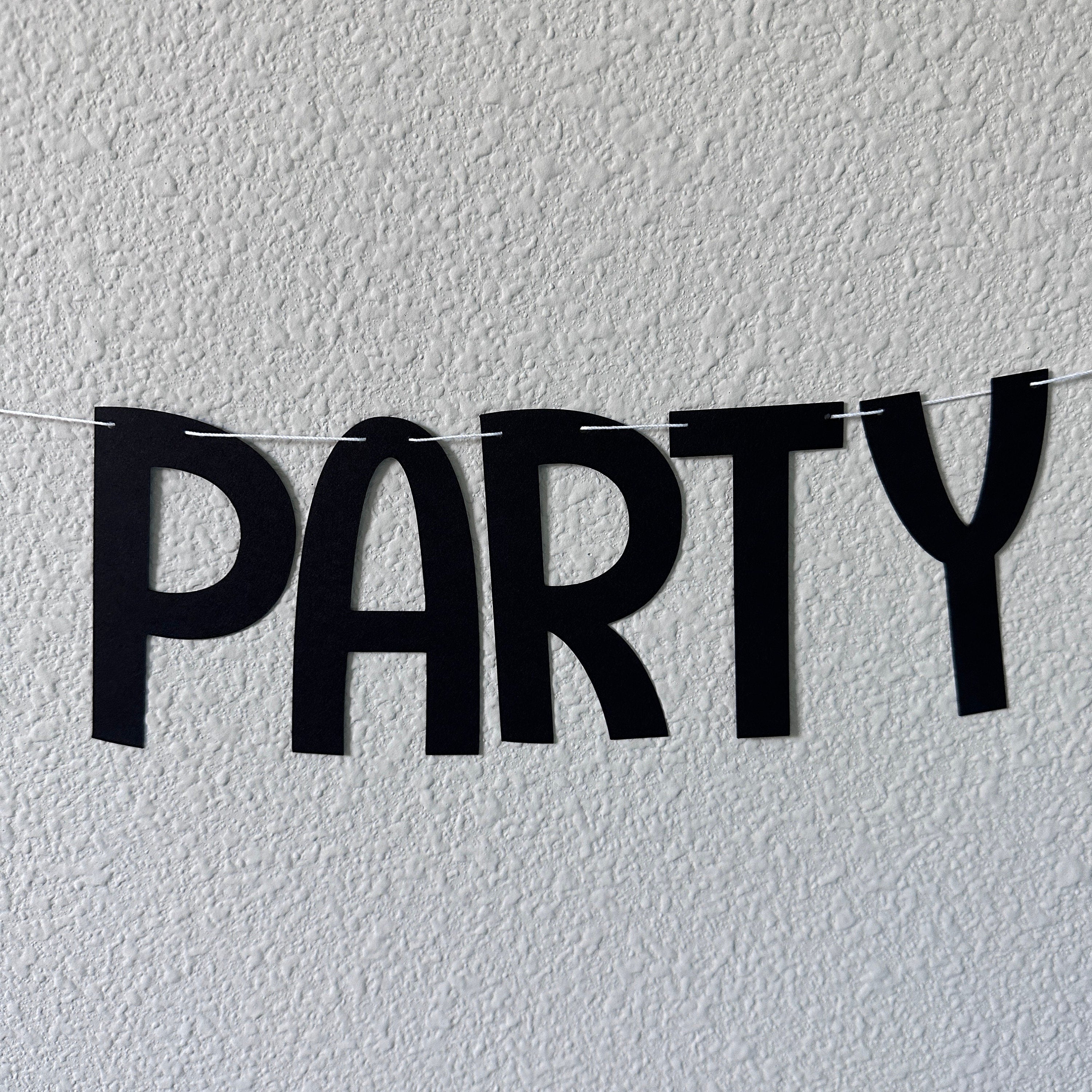 Time To Party, Time To Party Banner, Birthday Banner, Celebration Banner, Graduation Banner, Reusable Banner