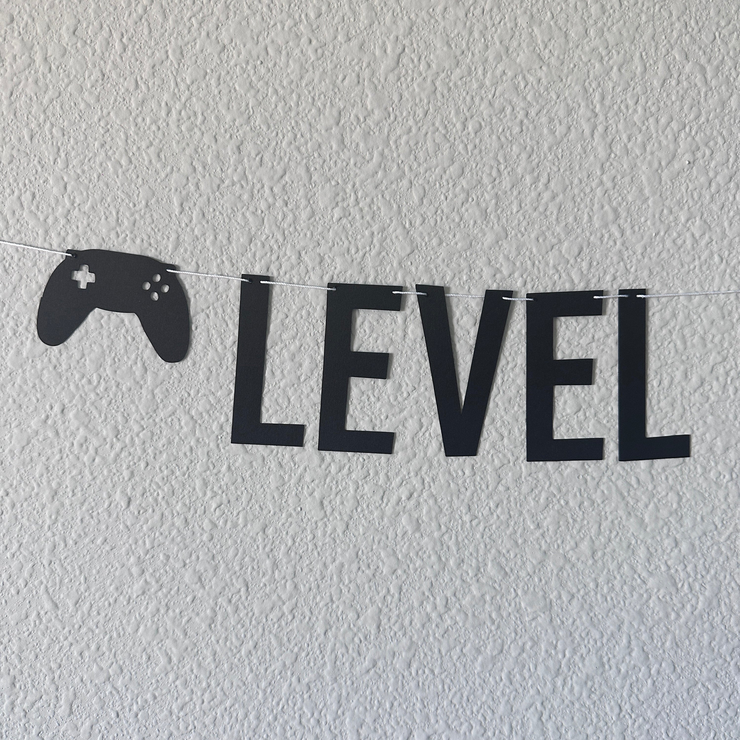 Level 6 Unlocked, Gamer Birthday, Gaming Birthday Banner, 6th Birthday, Video Game Party, Custom Gamer Banner, Six