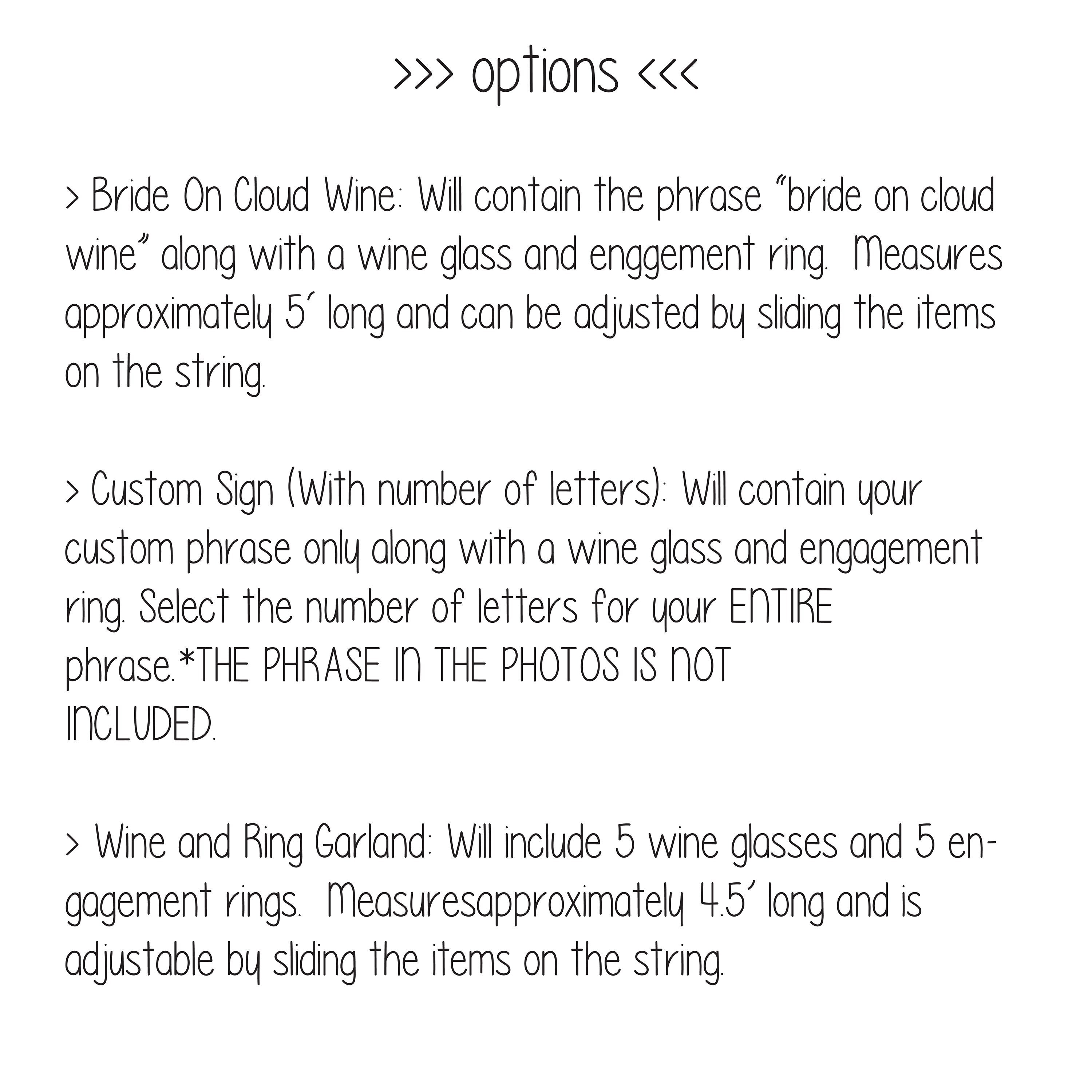 Bride on Cloud Wine, Bride On Cloud Wine Banner, Bachelorette Party Decoration, Bridal Shower Banner