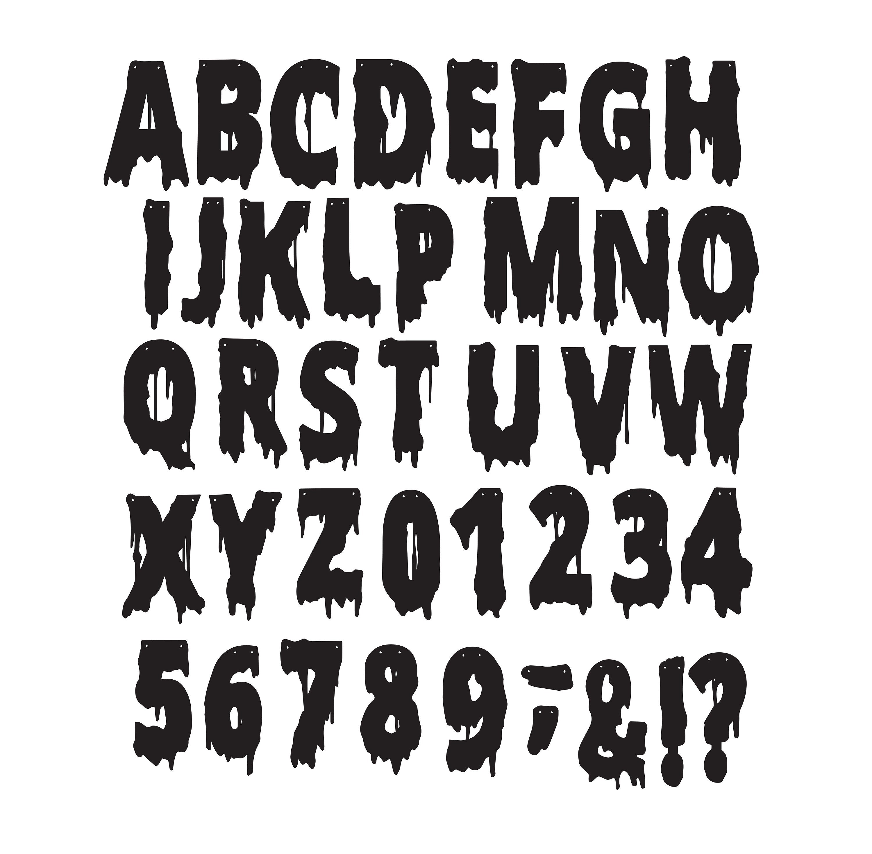 Custom Banner, Custom Halloween Banner, Customizable Banner, Custom Halloween Font Banner, Melting Letters Font, Halloween