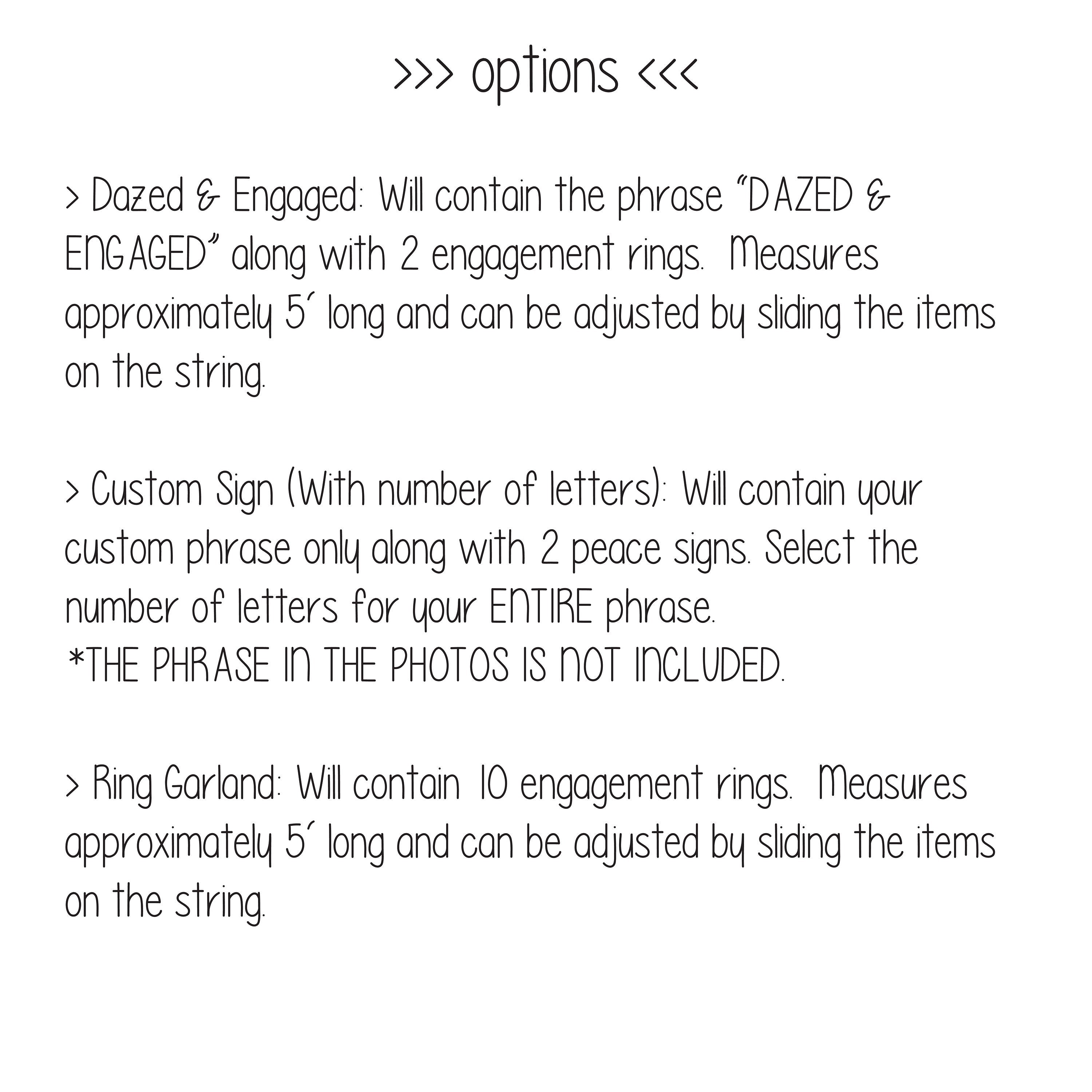 Dazed & Engaged, Dazed and Engaged Banner, Custom 70s Banner, Retro Bachelorette Party Banner, Hippie Bachelorette Party Decorations