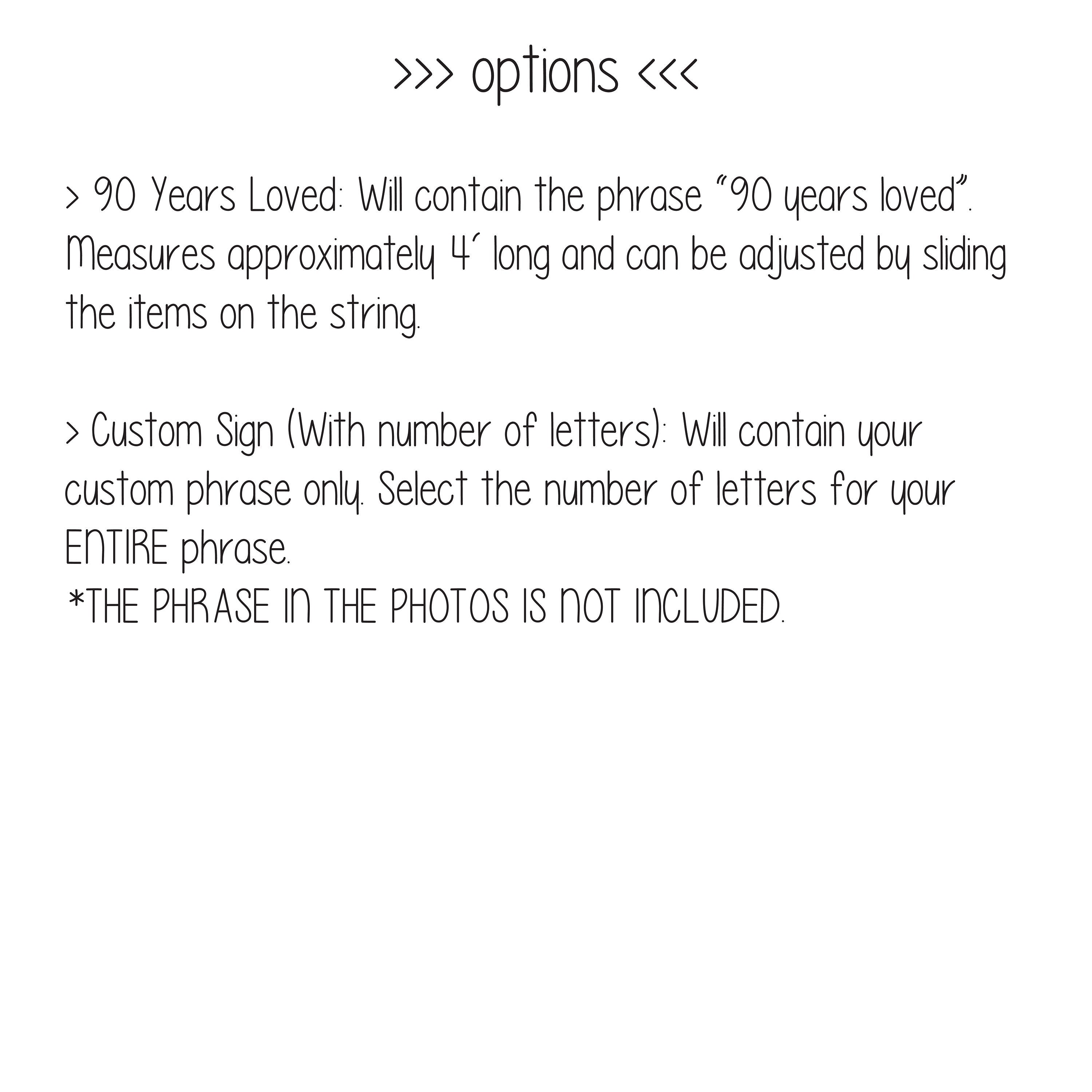 90 Years Loved, 90 Years Loved Banner, 90th Birthday Party, 90th Birthday Decorations, Turning 90, Years Loved Banner, Custom Banner