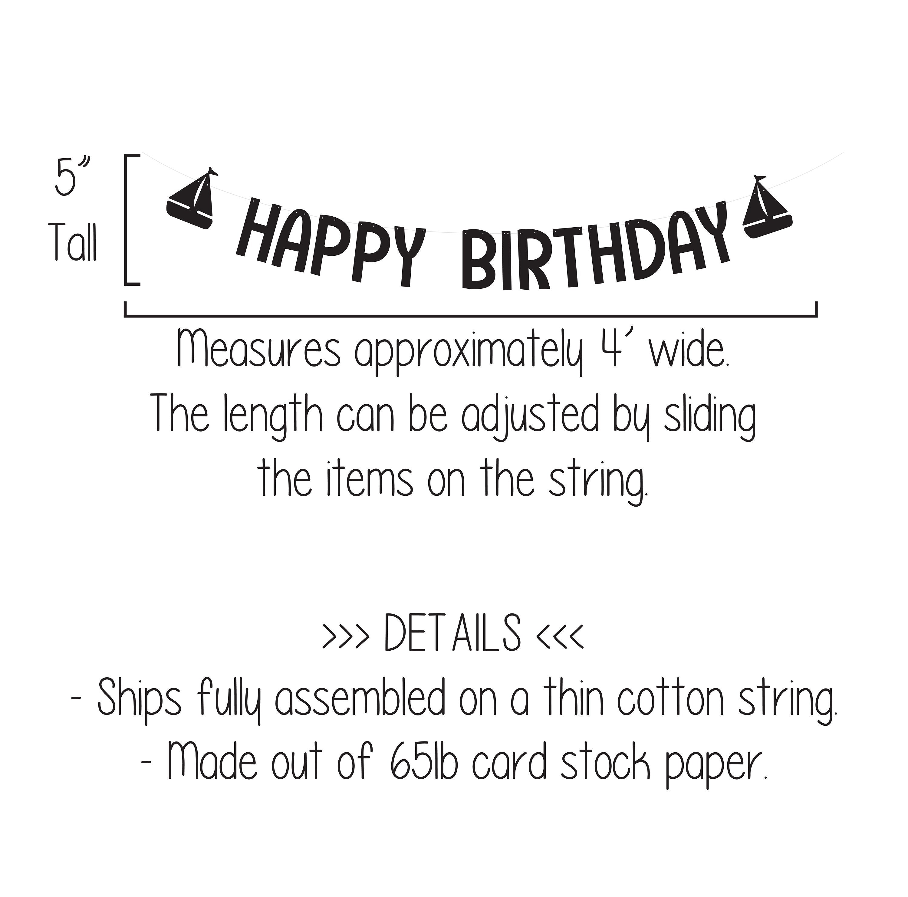 Sailboat Birthday Banner, Sailboat Themed Birthday, Sailboat Birthday Party, Sailing Birthday Decorations, Last Sail Before The Veil