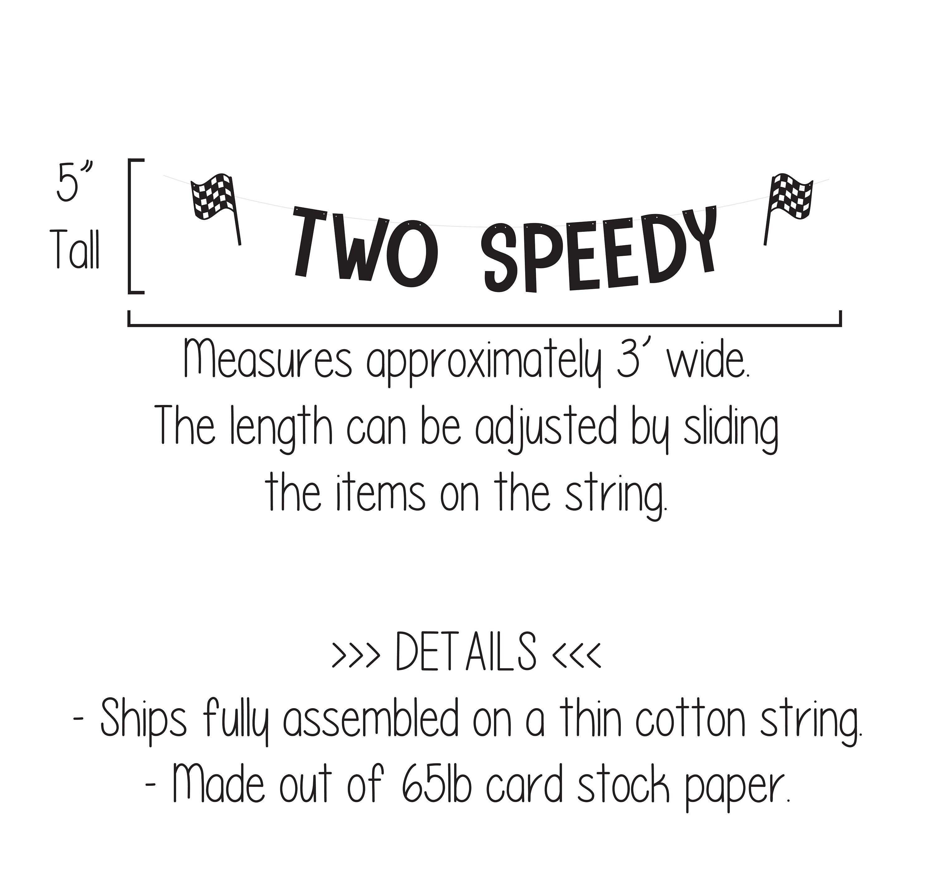 Two Speedy, Two Speedy Banner, Two Speedy Theme, Racing Decorations, Race Car Birthday Party, Racing Birthday Party, Custom Racing Banner