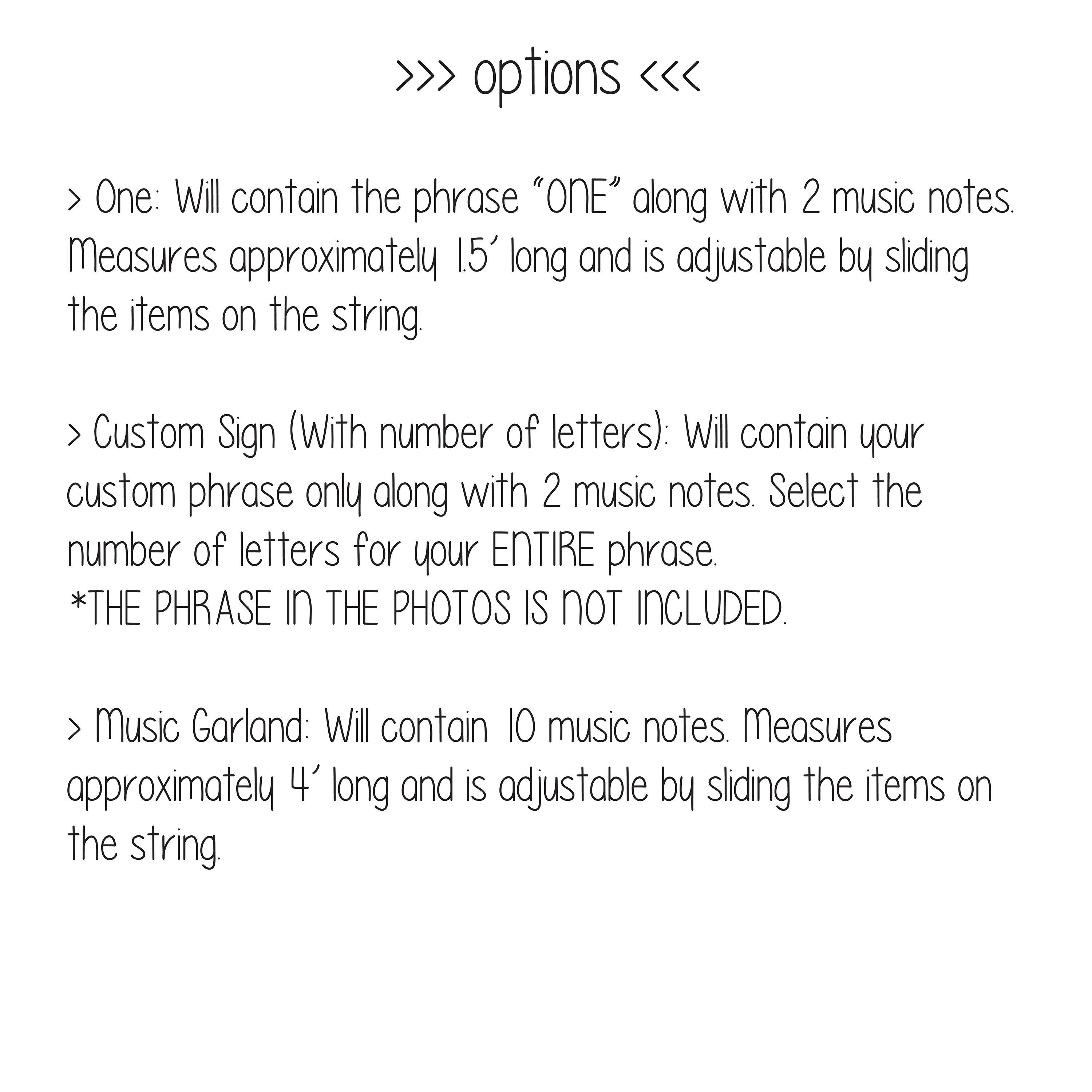 One Music Banner, Music Highchair Banner Music Birthday Banner, Custom Music Banner, Music Theme, Music Decorations, 1st Birthday