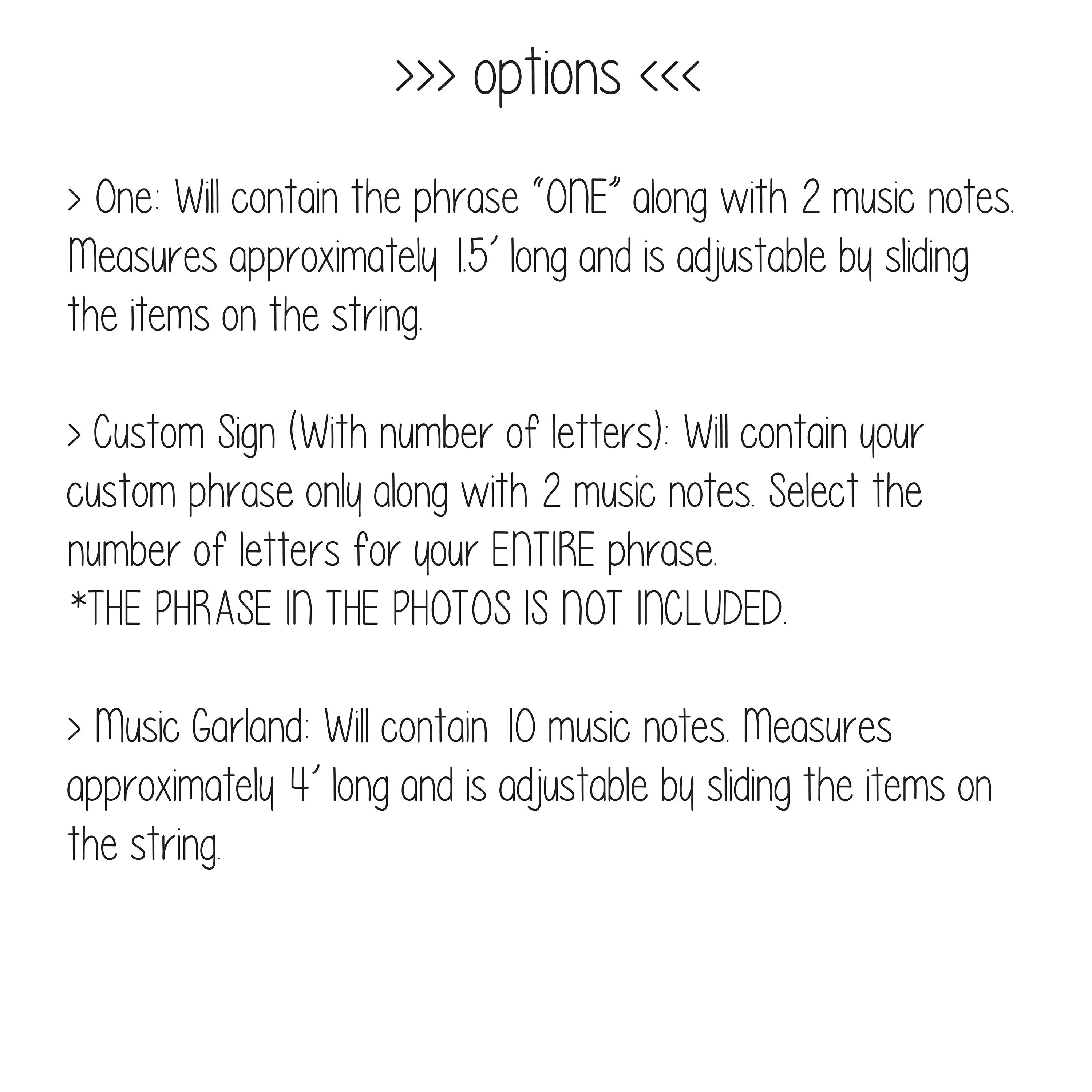 One Music Banner, Music Highchair Banner Music Birthday Banner, Custom Music Banner, Music Theme, Music Decorations, 1st Birthday