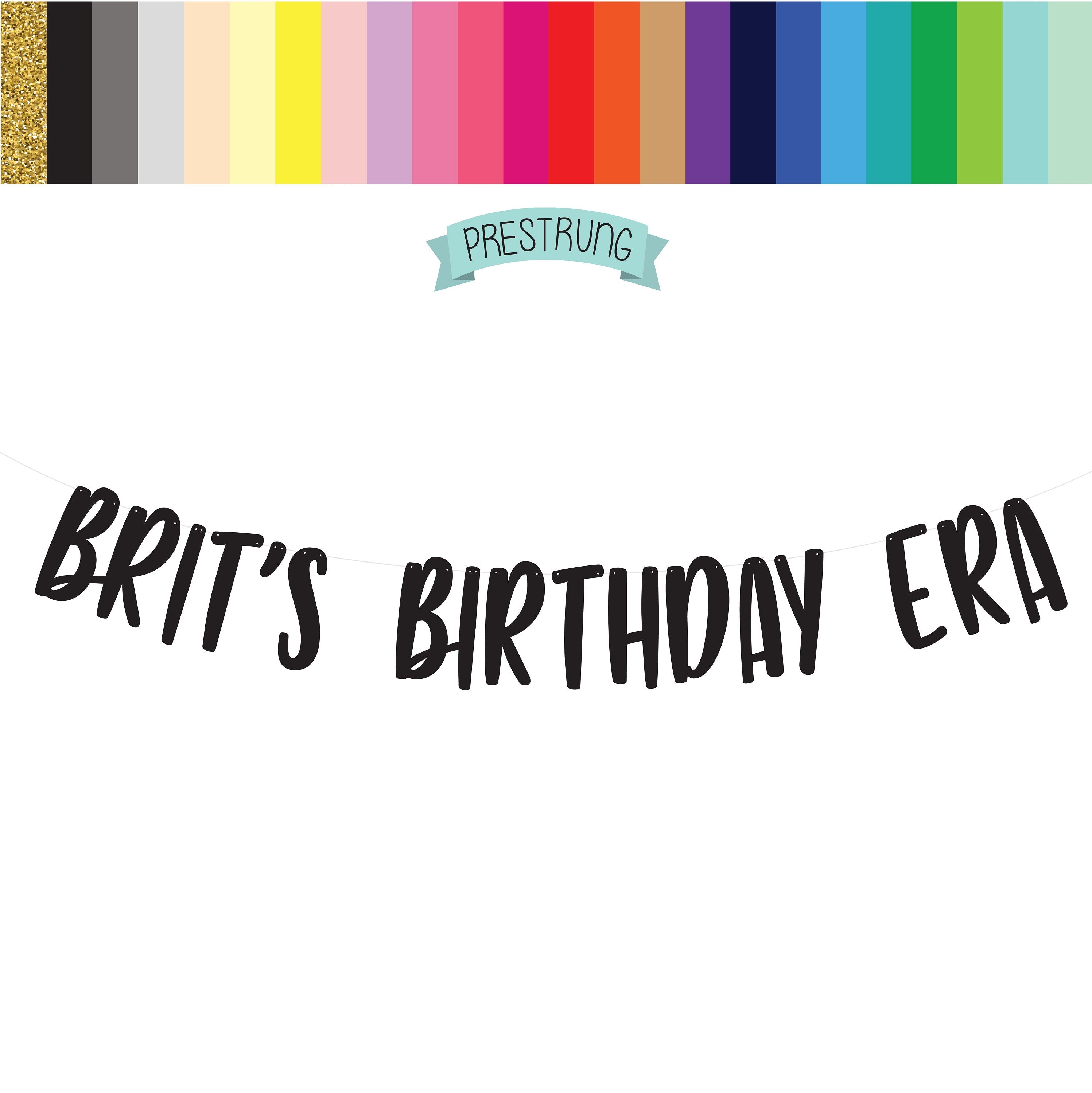 Custom Birthday Era Banner, In My Era, Era Birthday Banner, Names Birthday Era, In My Birthday Era, This Is My Era