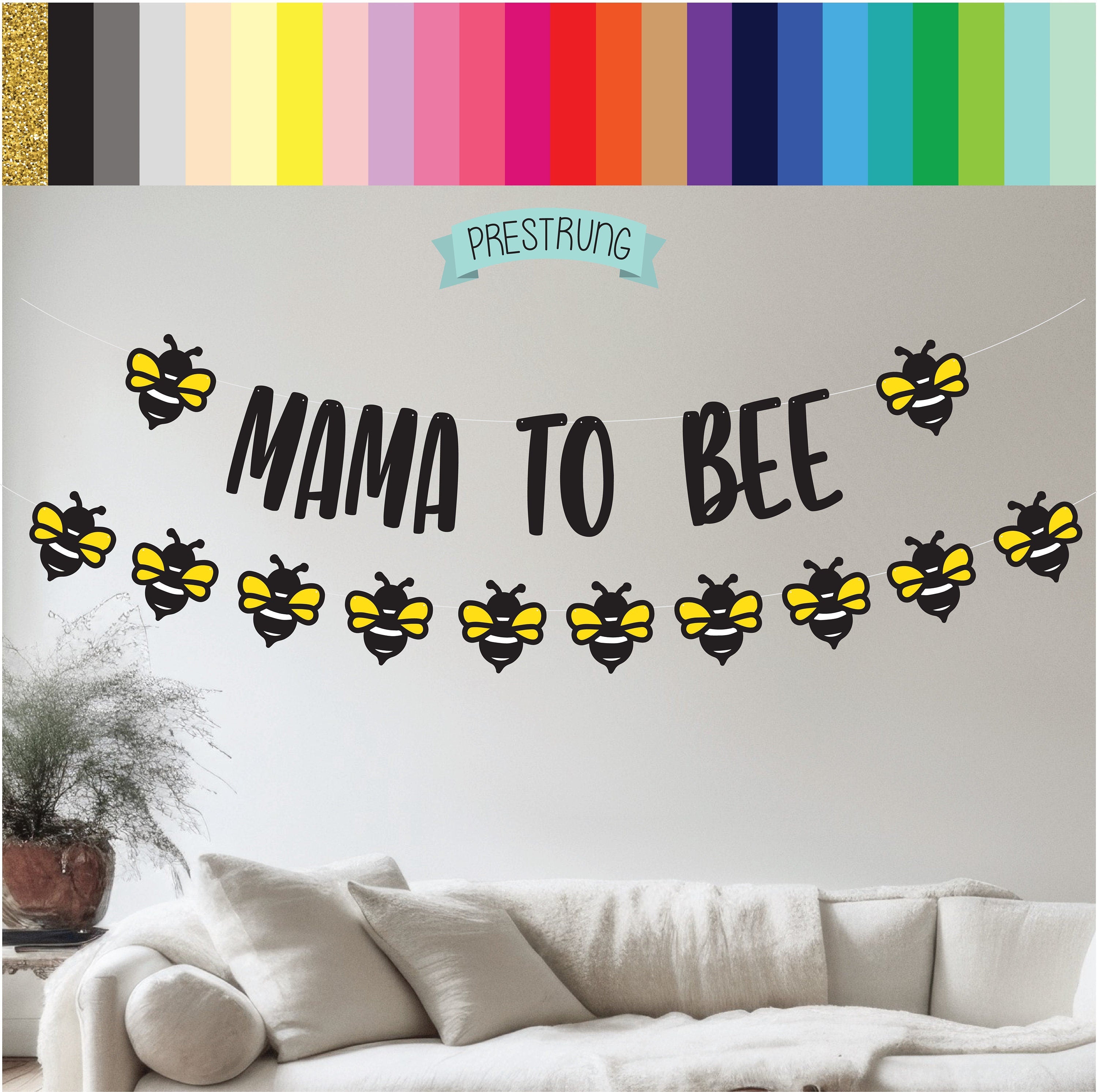 Mama to Bee, Mama to Bee Banner, Mama to Bee Decorations, Mama to Bee Theme, Bee Baby Shower, Bee Baby Shower Decorations, Bee Decorations