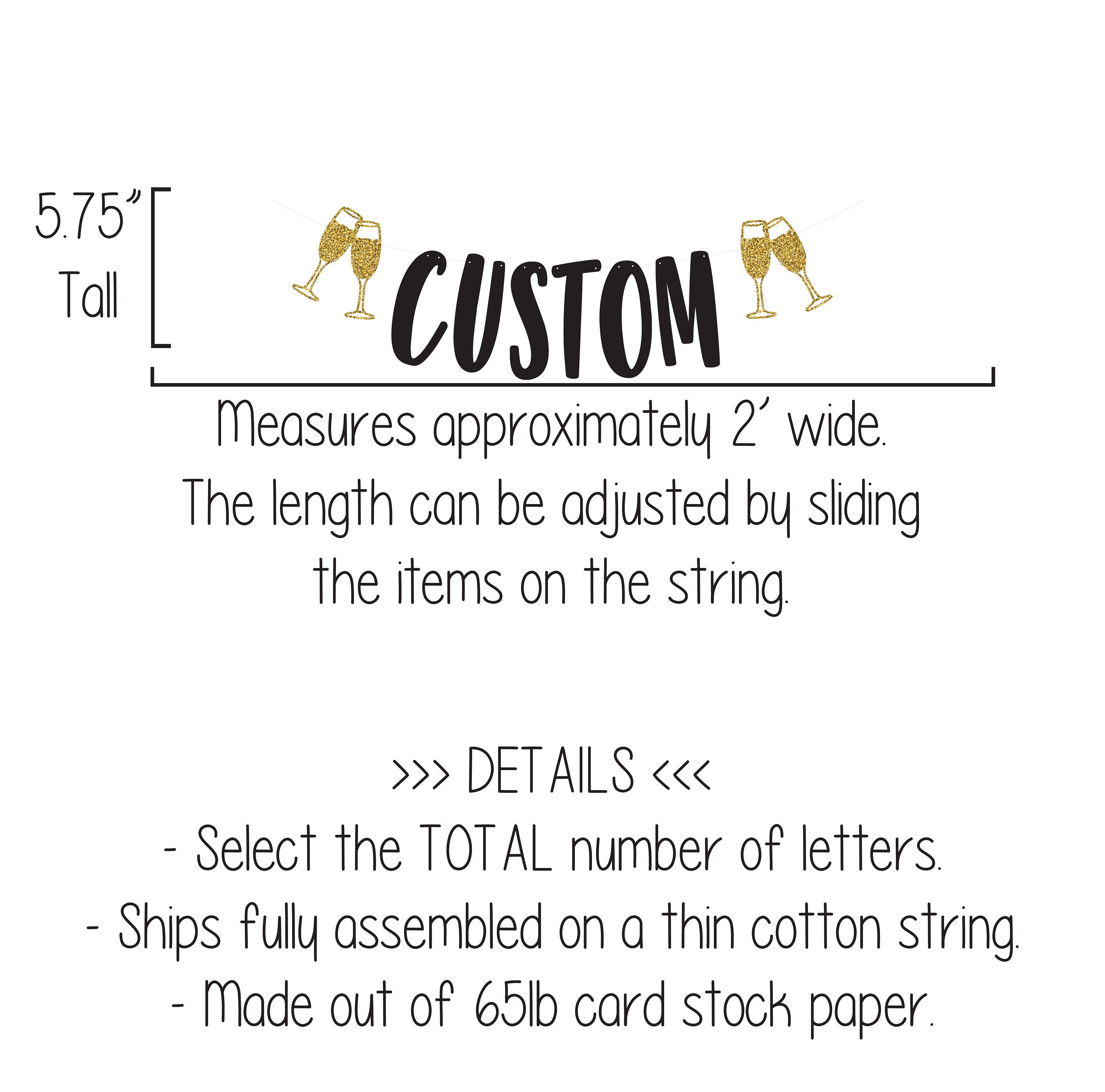 Custom Champagne Banner, Cheers Banner, Toasting Banner, Last Toast On The Coast, Cheers Decorations, Bachelorette Decorations