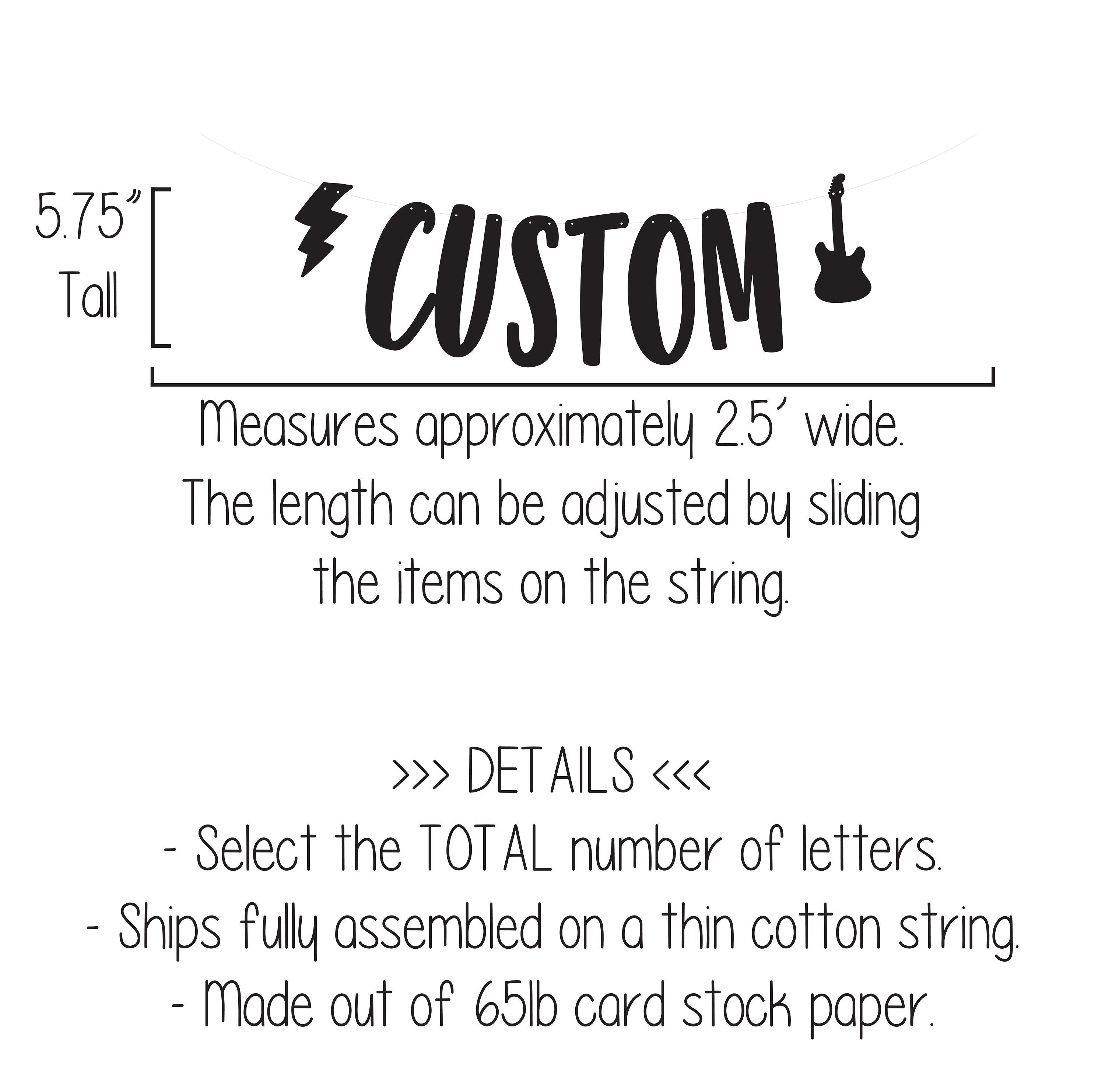 Born 2 Rock, Born 2 Rock Banner, Rock Birthday, Music Birthday, 2nd Birthday Banner, 2nd Birthday Party, Rock Themed Birthday