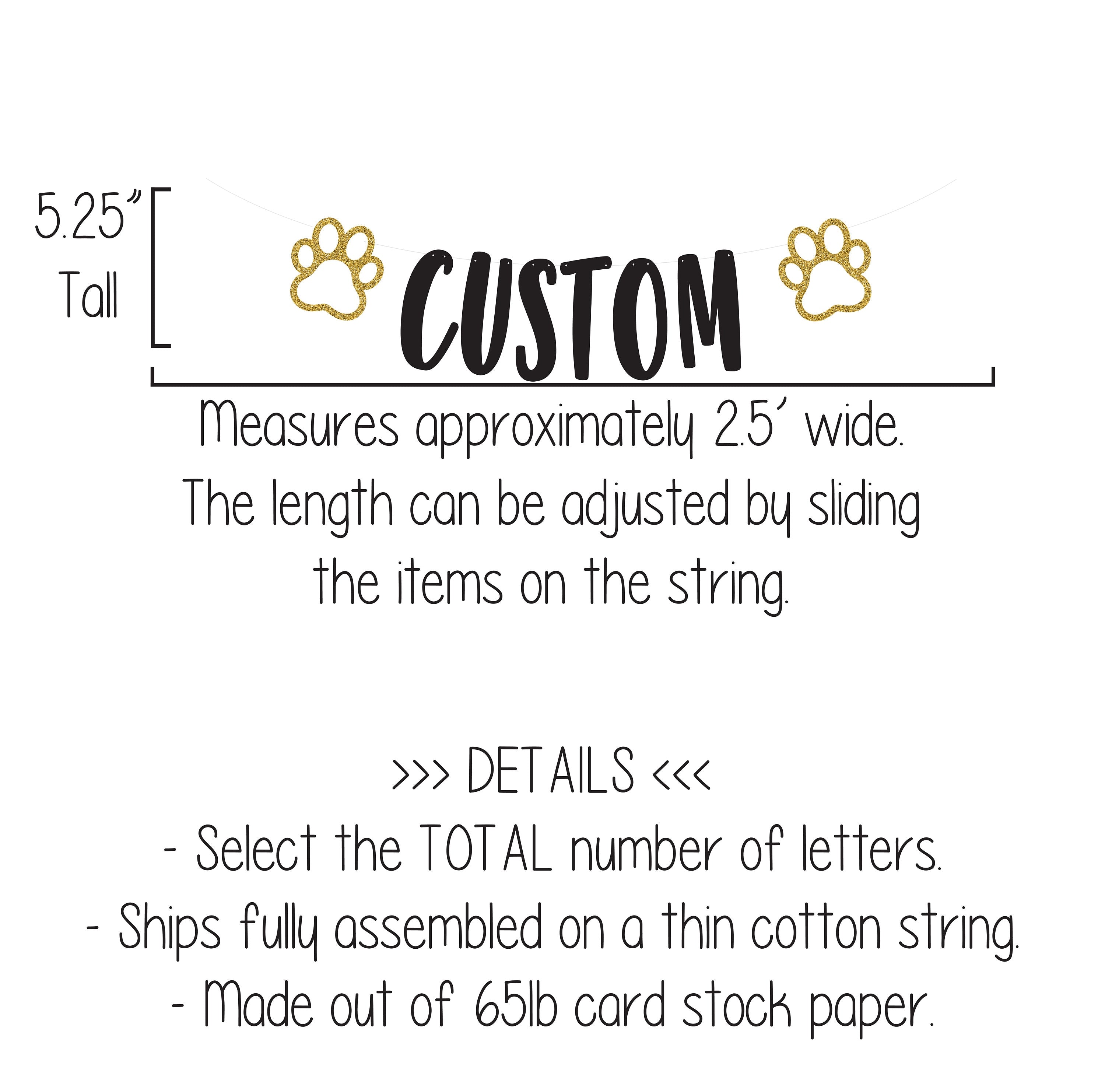 It&#39;s My Birthday Mother Puppers, Mother Puppers, Paw Print Garland, Animal Themed Decorations, Puppy Party, Woofing Birthday Party