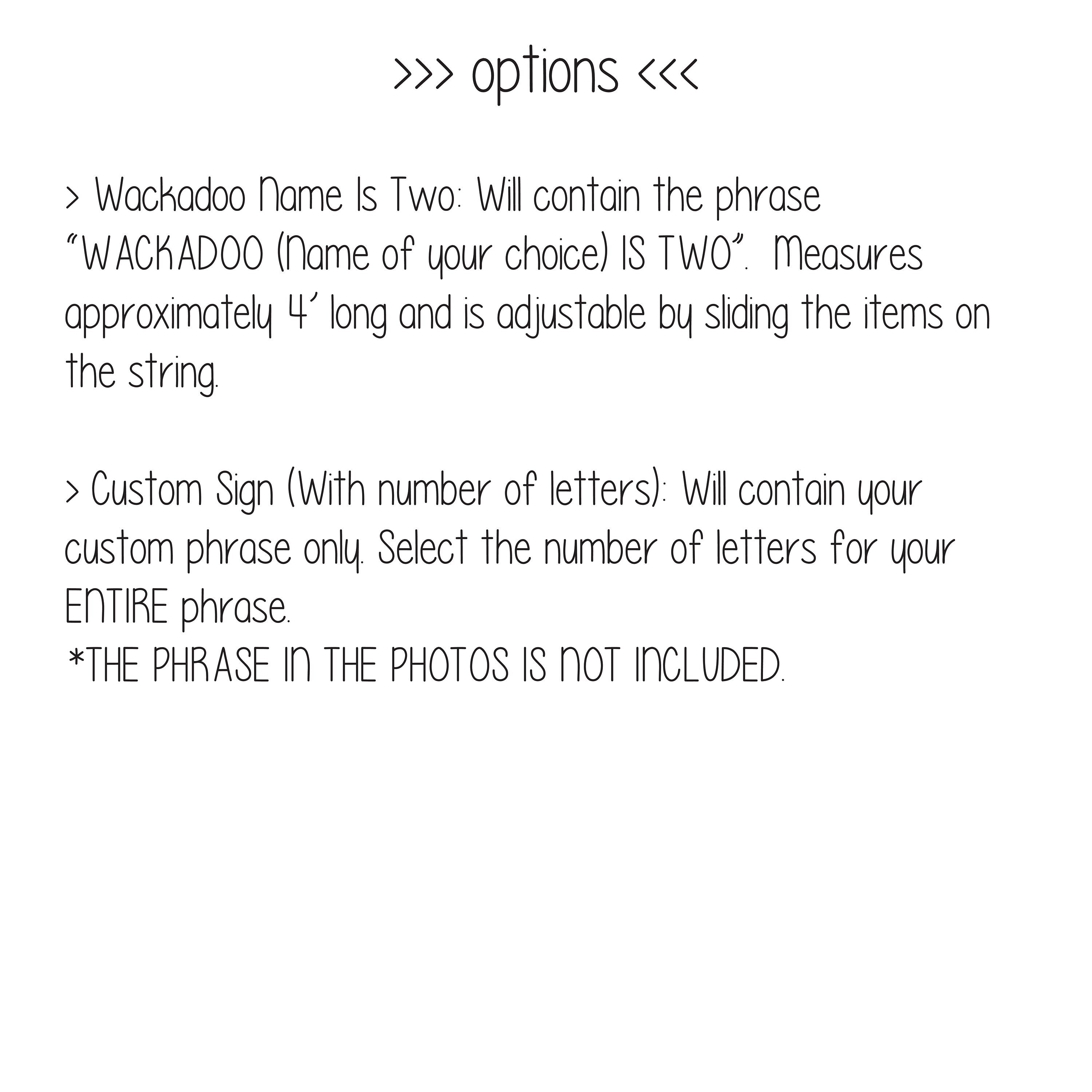 Wackadoo Name Is Two, Wackadoo I&#39;m Two, Wackadoo I&#39;m Two Banner, Wackadoo Decorations, Wackadoo I&#39;m Two Decorations, Two Wackadoo