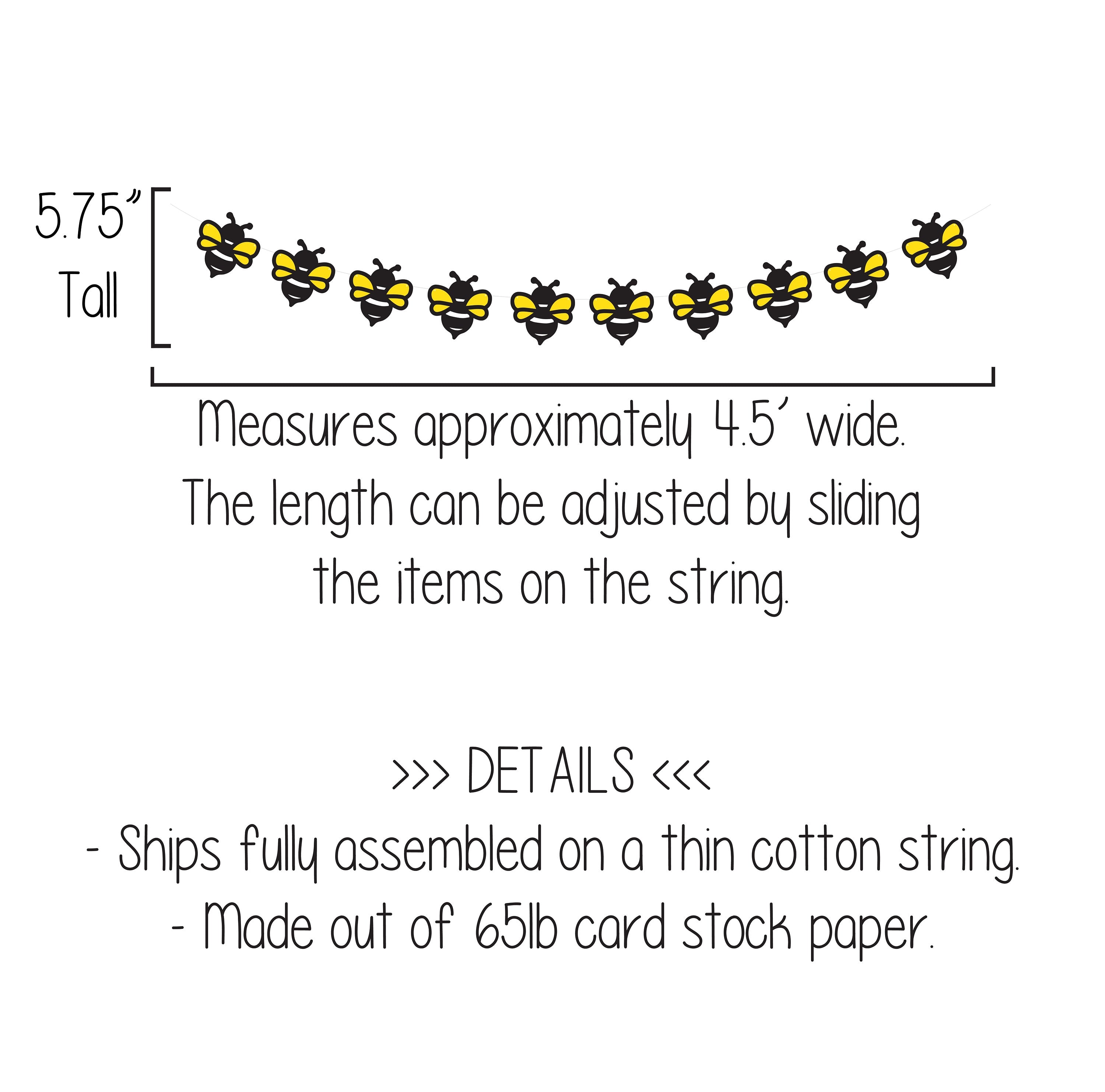 Custom Bee Banner, Bee Decorations, Bee Party, Bee Birthday, Bee Theme, Custom Bee Decorations, Bee Themed Decorations, Bee Banner