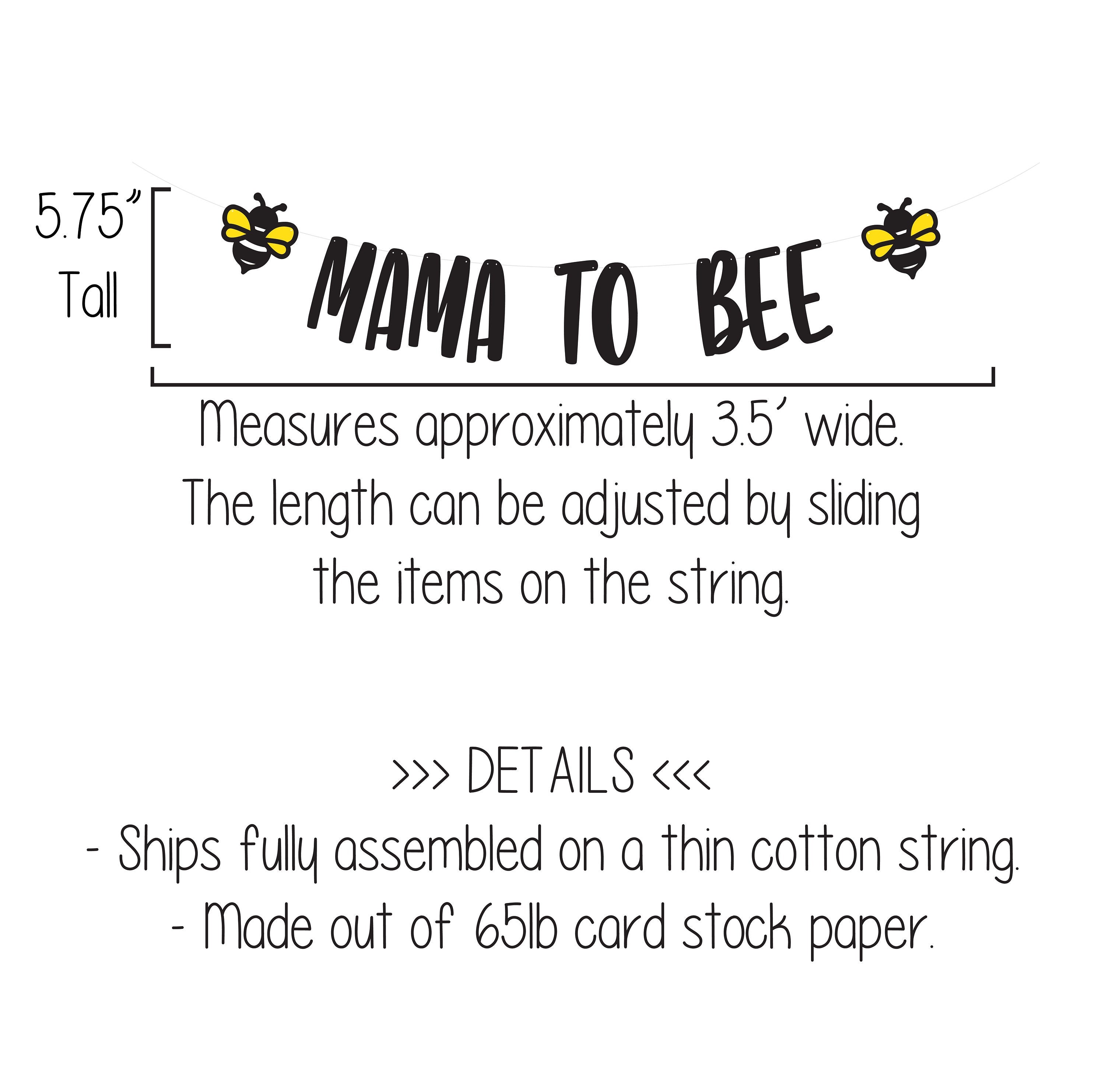 Mama to Bee, Mama to Bee Banner, Mama to Bee Decorations, Mama to Bee Theme, Bee Baby Shower, Bee Baby Shower Decorations, Bee Decorations