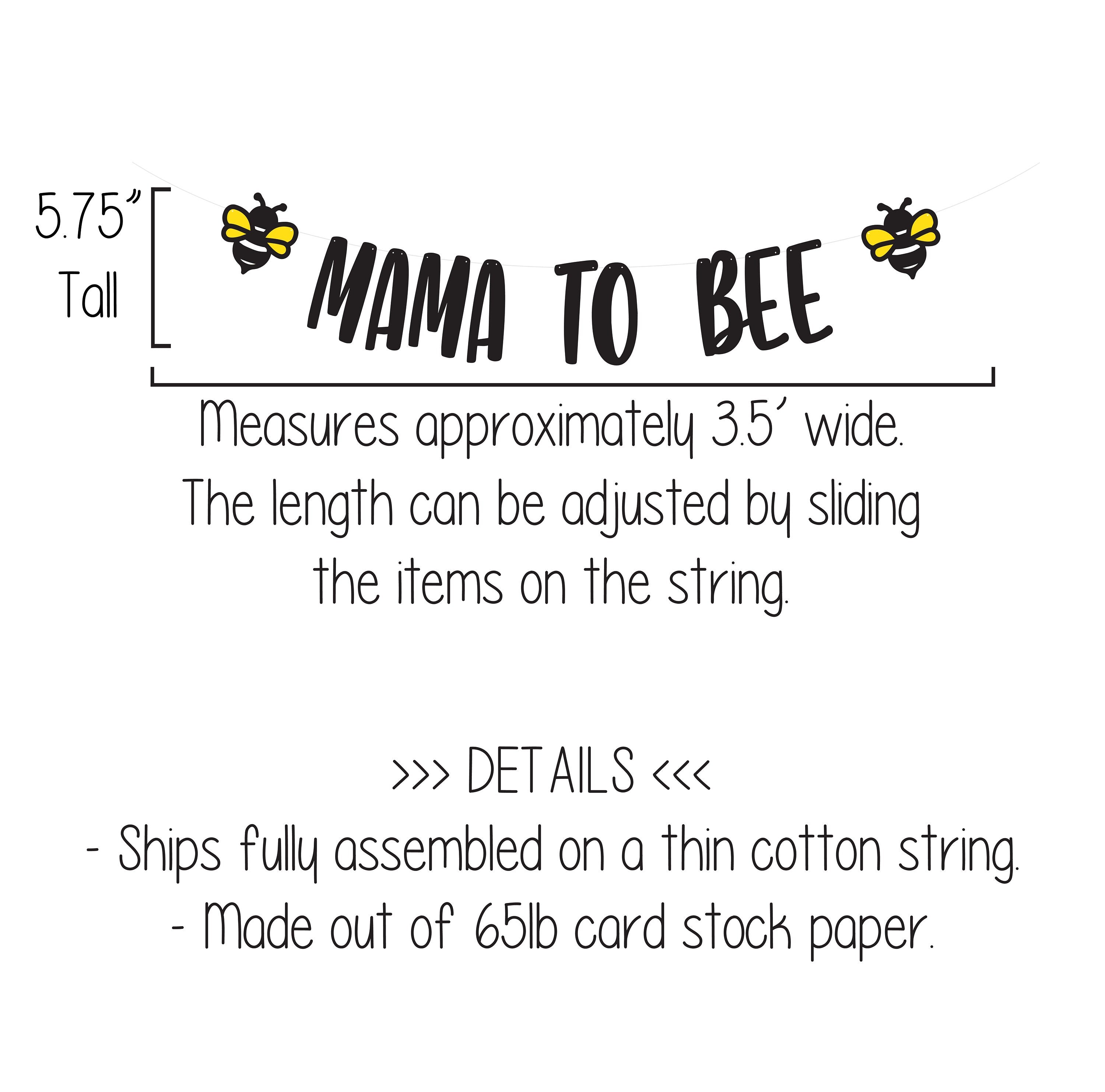 Mama to Bee, Mama to Bee Banner, Mama to Bee Decorations, Mama to Bee Theme, Bee Baby Shower, Bee Baby Shower Decorations, Bee Decorations