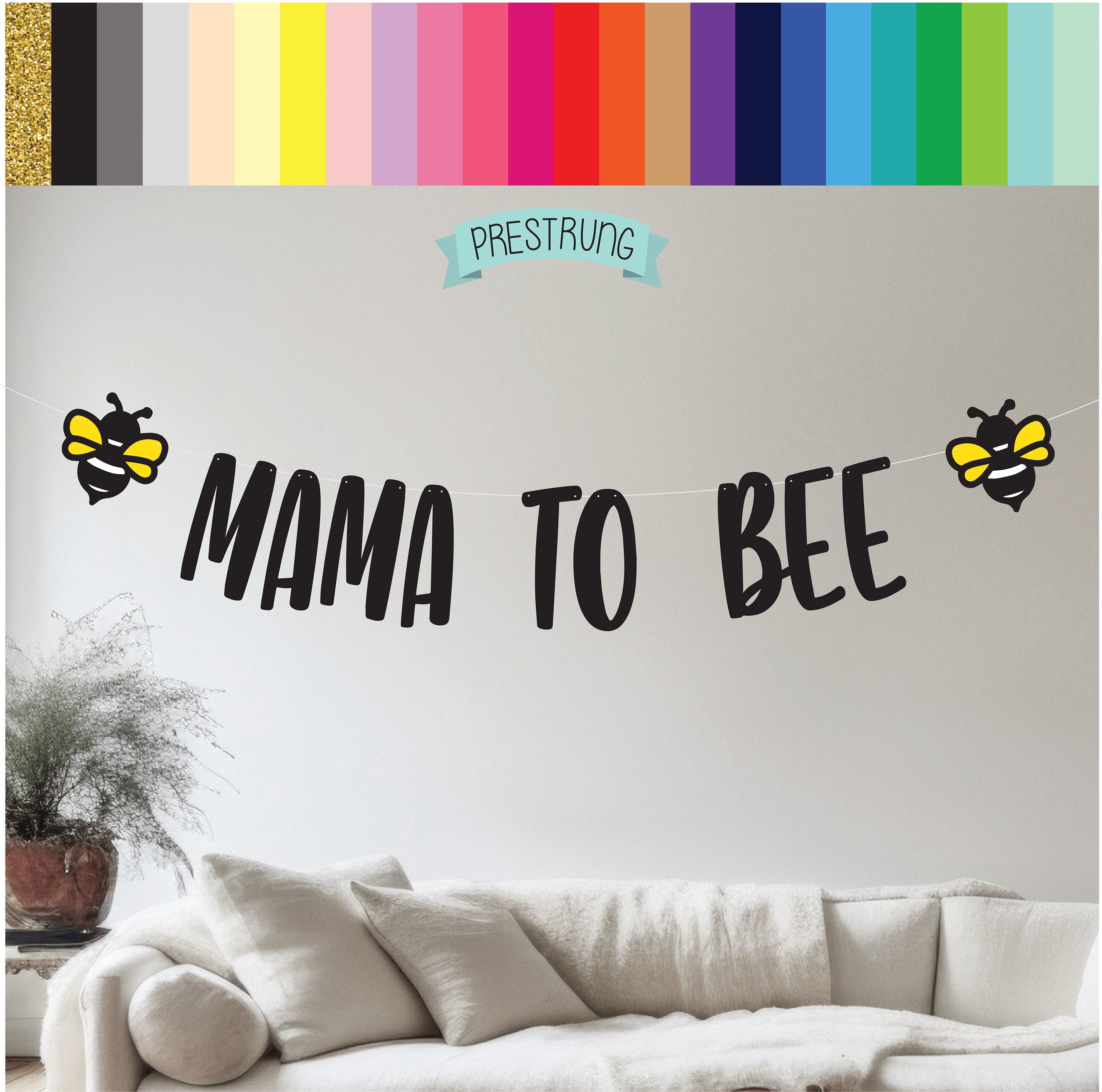 Mama to Bee, Mama to Bee Banner, Mama to Bee Decorations, Mama to Bee Theme, Bee Baby Shower, Bee Baby Shower Decorations, Bee Decorations