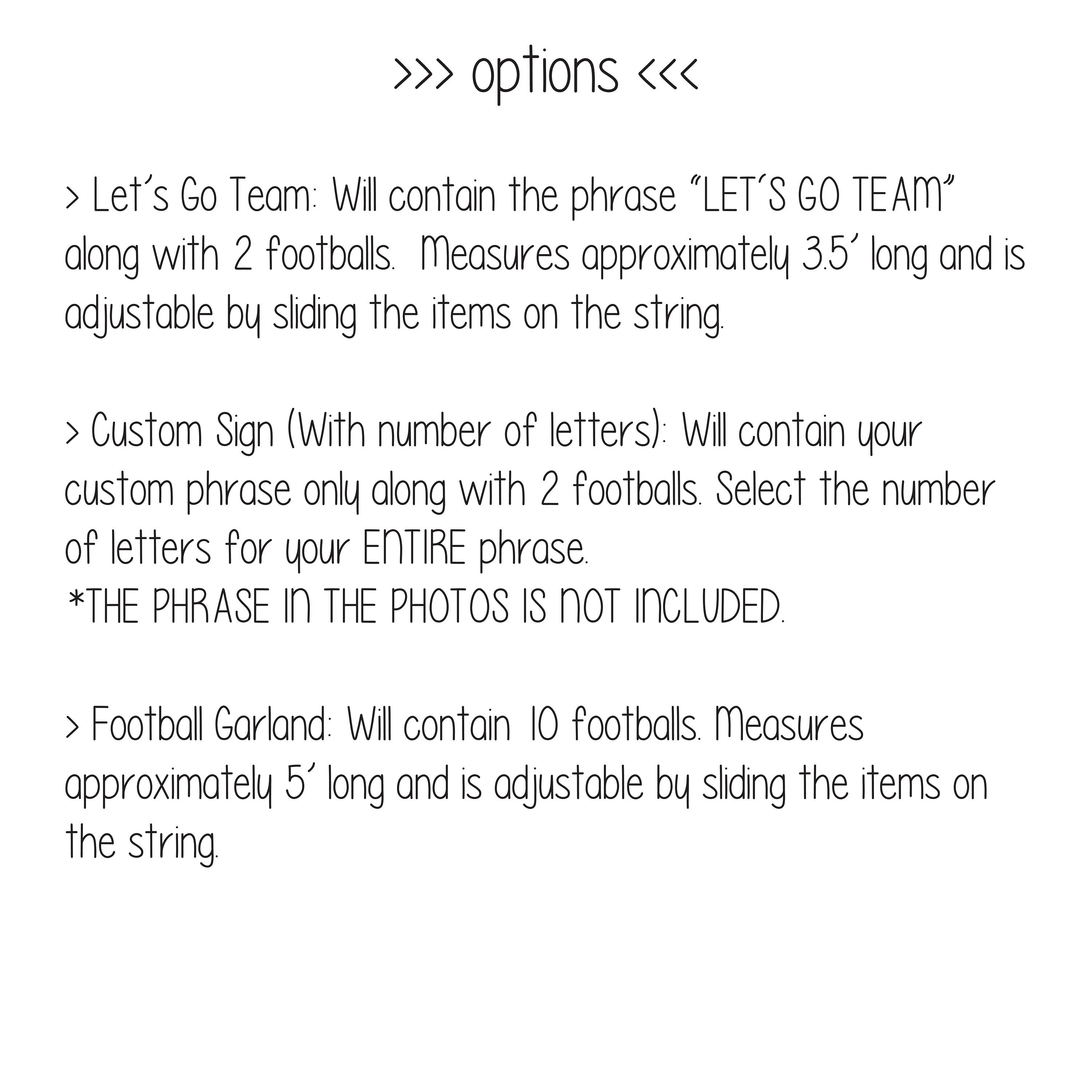 Let&#39;s Go Team, Let&#39;s Go Team Banner, Let&#39;s Go Team Decorations, Custom Let&#39;s Go Team Banner, Let&#39;s Go Team Decorations, Football Banner