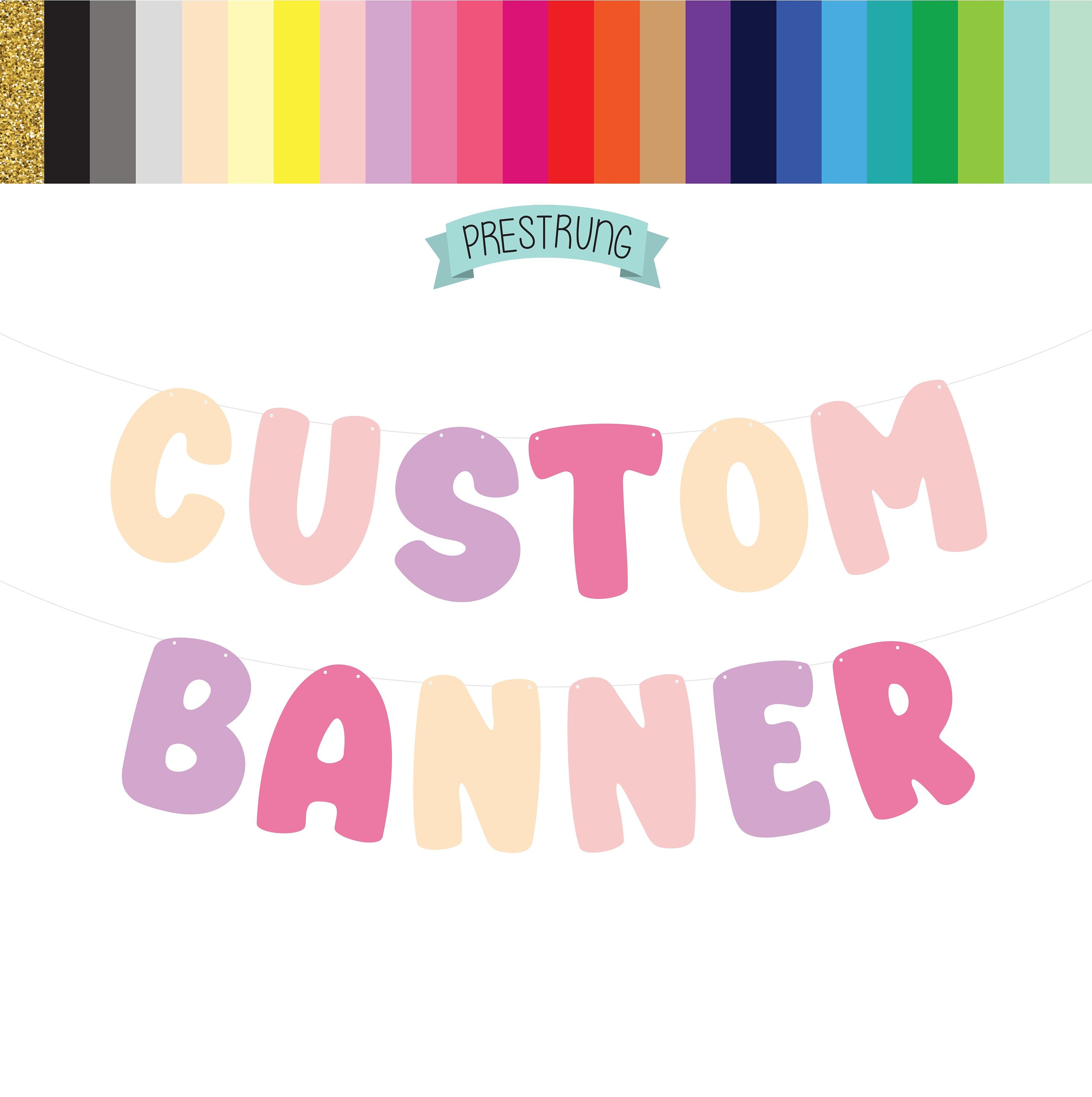 Custom Beige and Pink Banner, Beige and Pink Banner, Beige Decorations, Pink and Beige Party, Custom Banner, Pink & Beige Banner