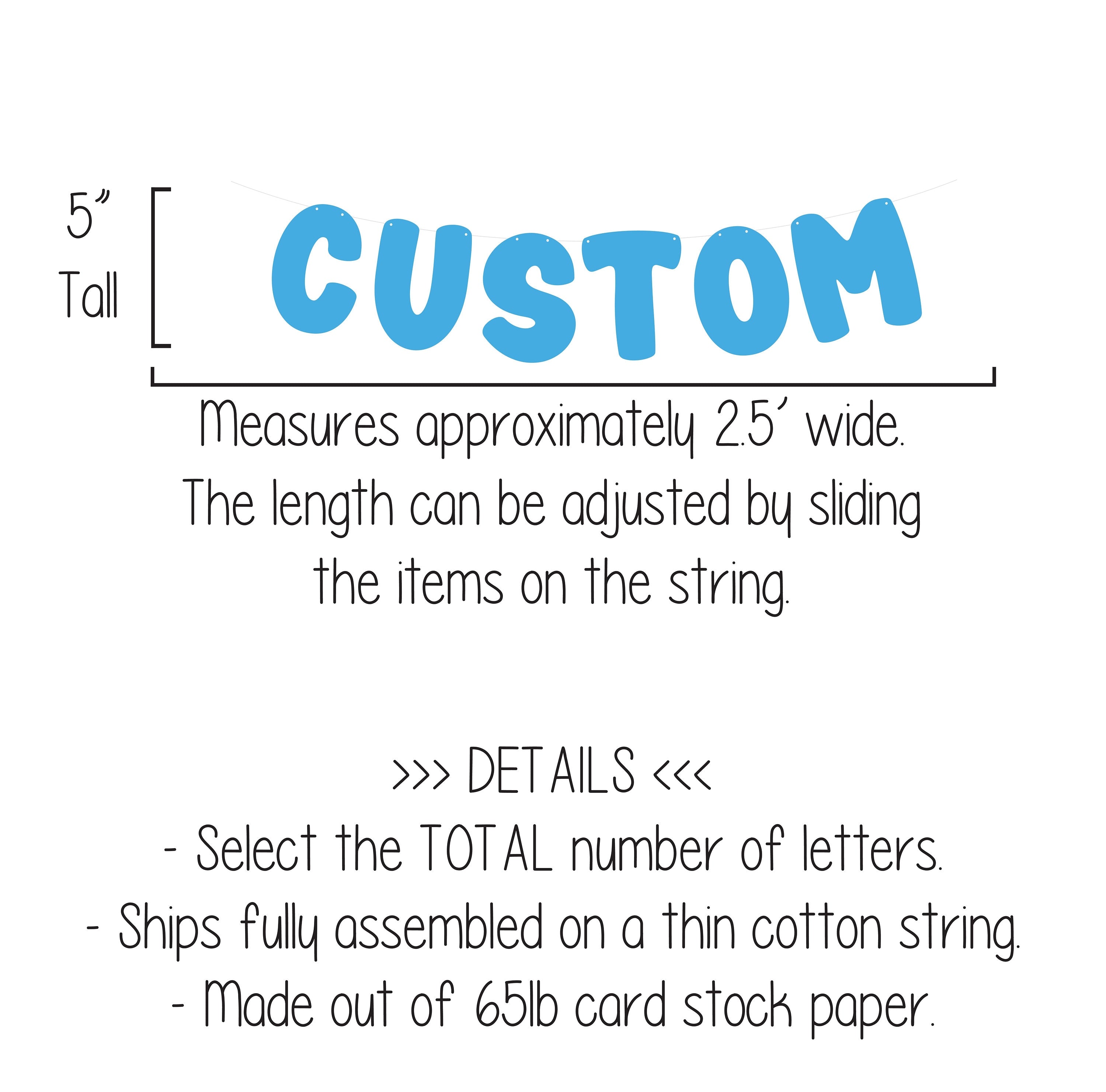 Custom Blue Banner, Blue Banner, Blue Decorations, Blue Party, Custom Banner, Personalized Blue Banner