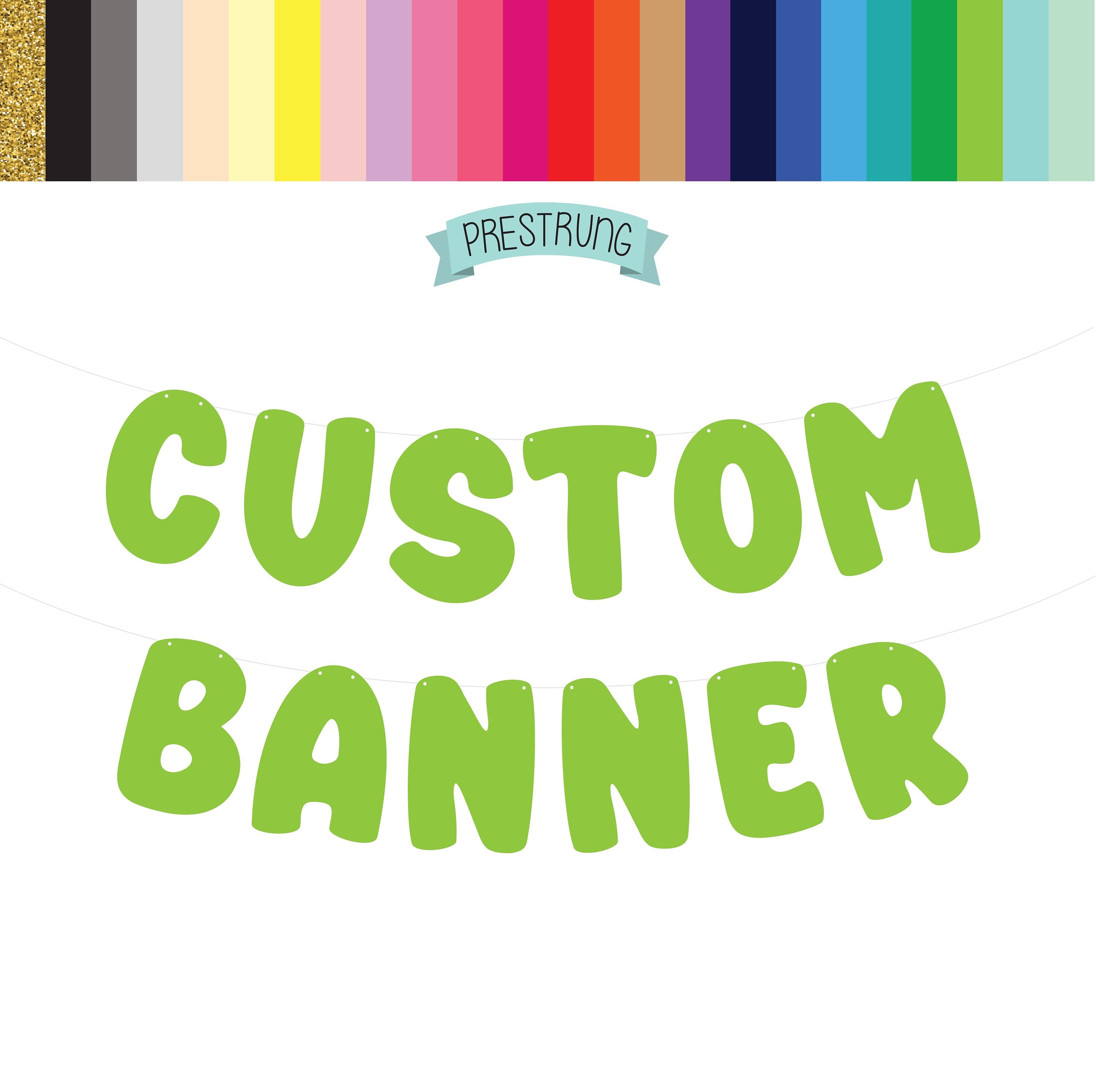 Custom Lime Green Banner, Lime Green Banner, Lime Green Decorations,  Lime Green Party, Custom Banner, Personalized Lime Green Banner