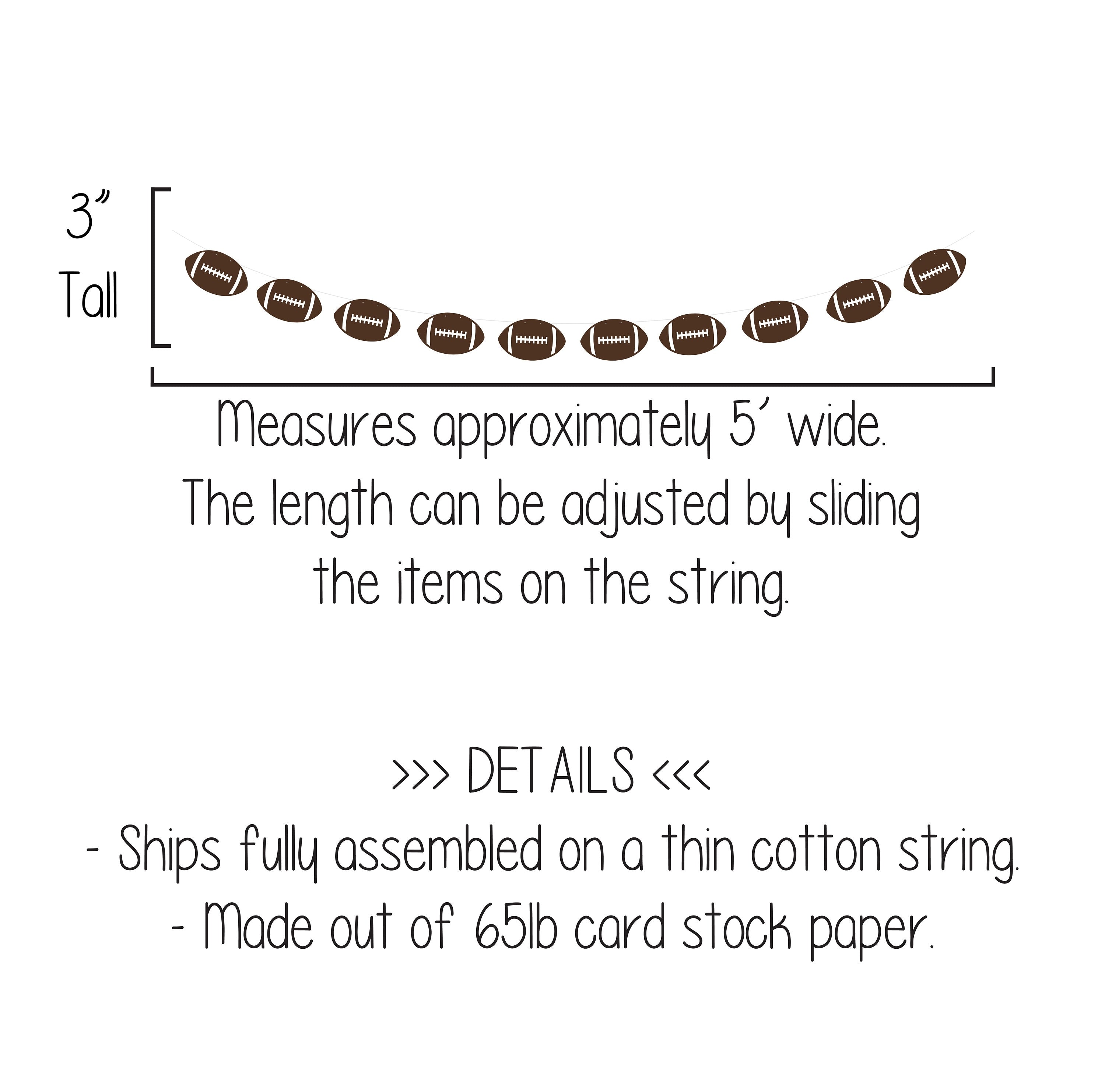 3rd Year Down, 3rd Year Down Banner, Football 4th Birthday, Football Fourth Birthday, Football Banner