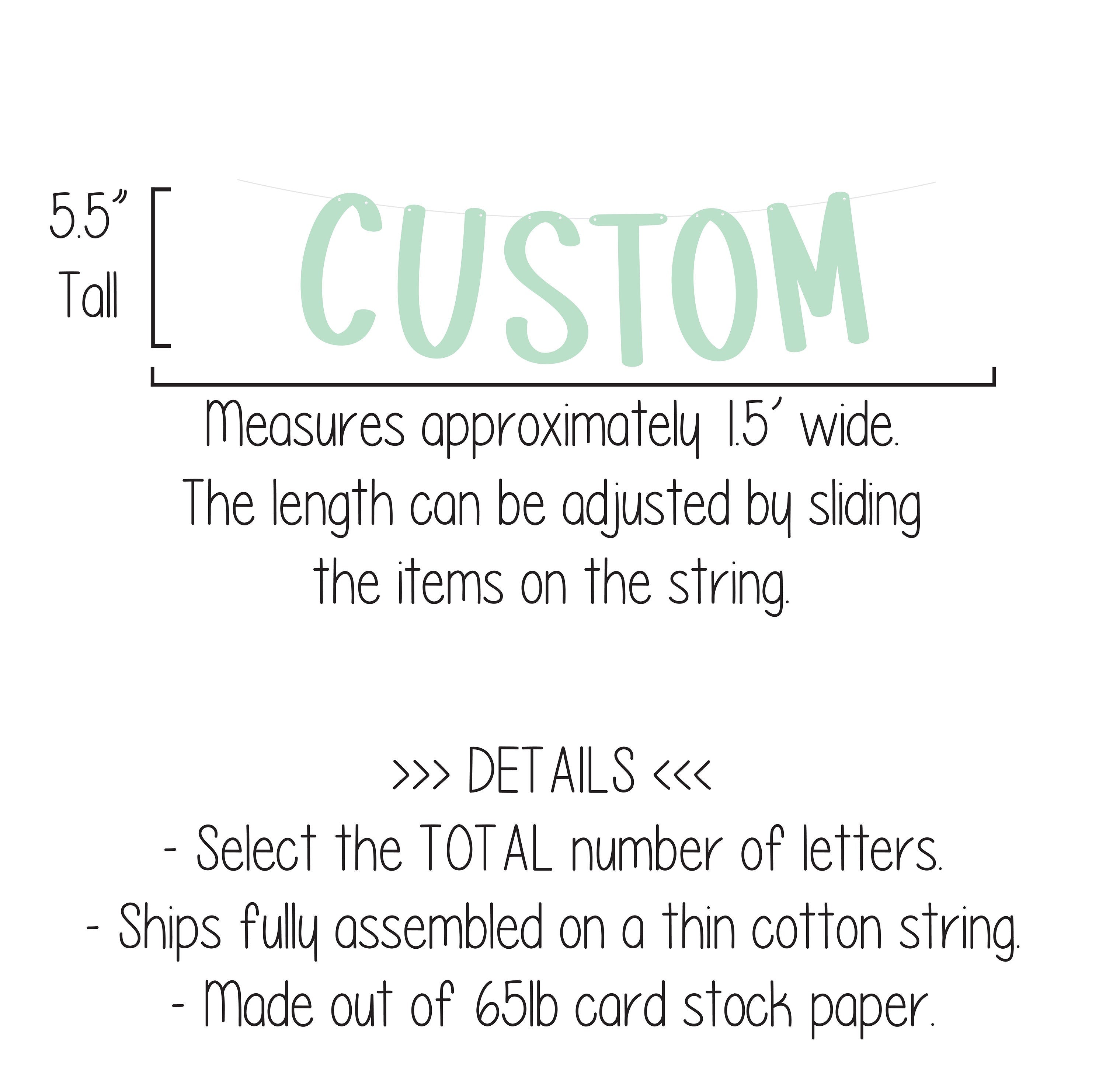 Custom Mint Banner, Mint Banner, Mint Decorations, Mint Party, Custom Banner, Personalized Mint Banner