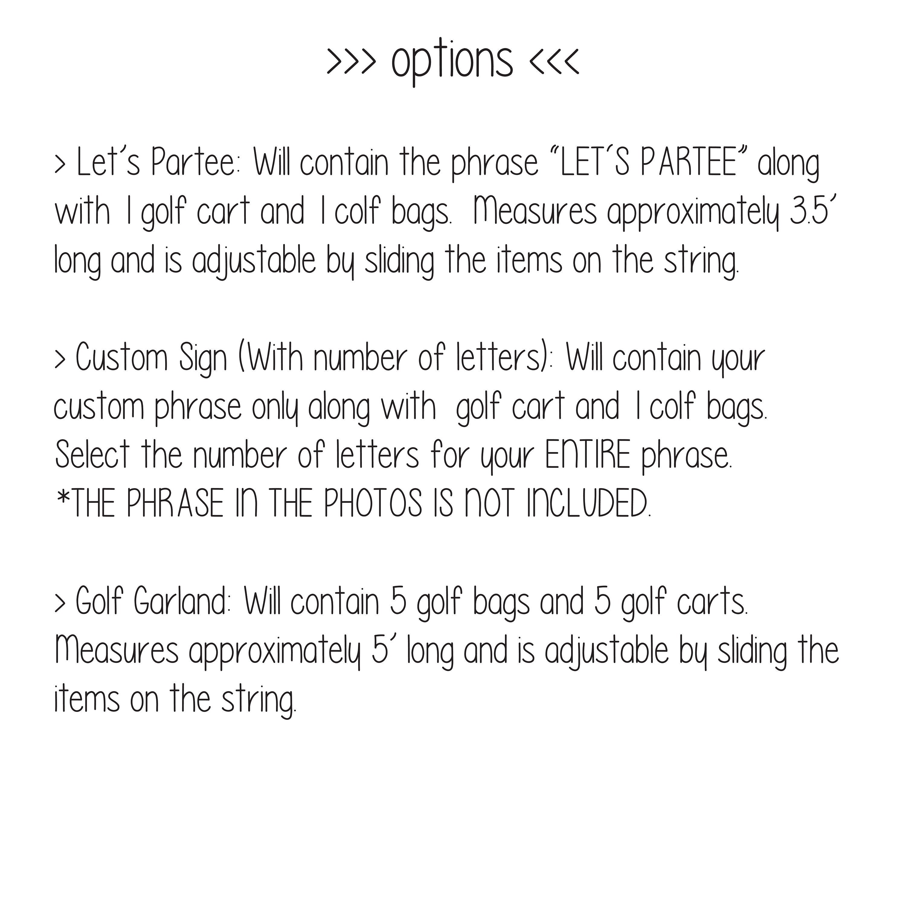 Let&#39;s ParTee, Let&#39;s Par Tee Banner, Golf Decorations, Golf Birthday Decorations, Golf Party, Golf Birthday Party, Gold Golf Banner