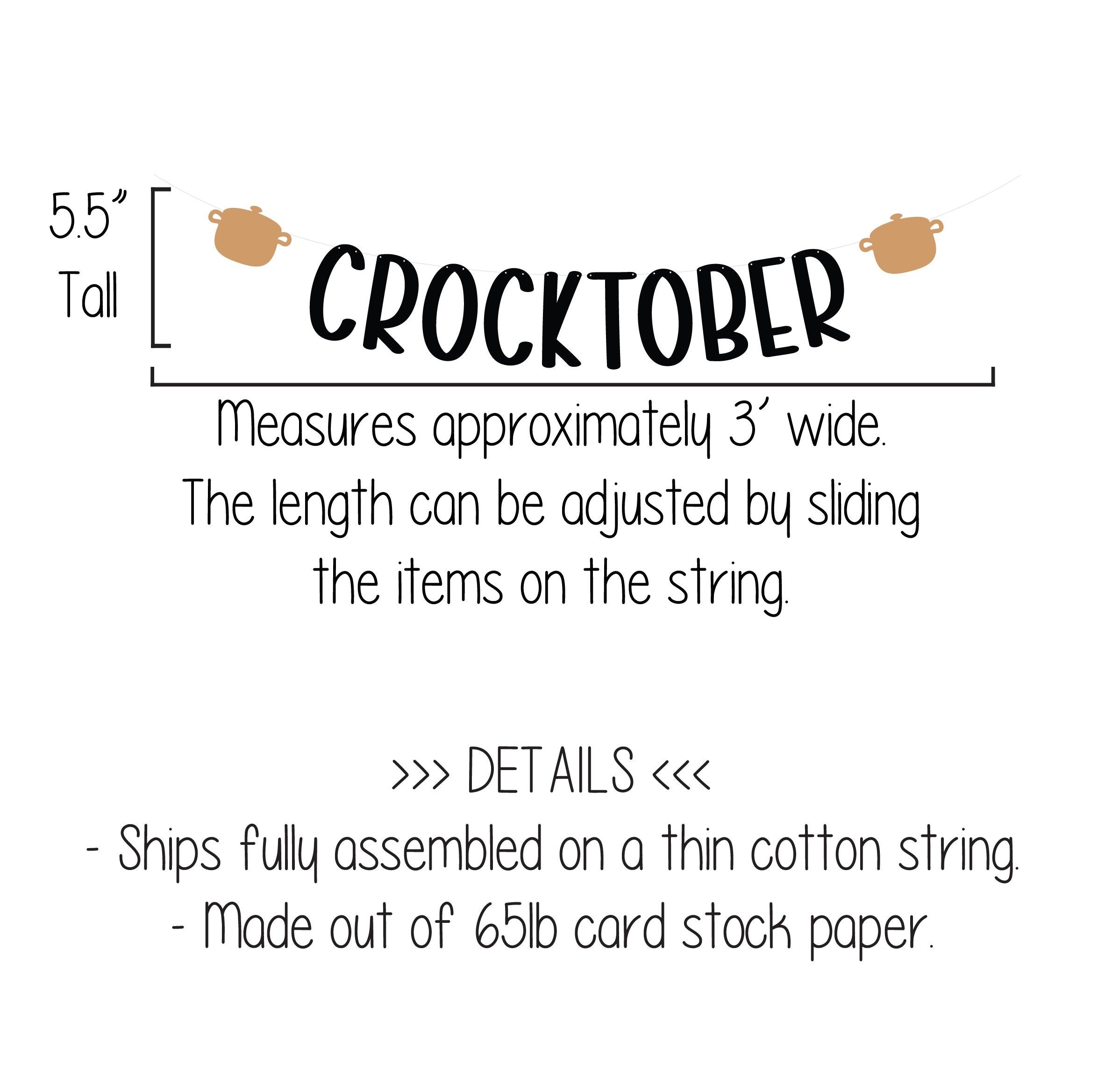 Crocktober, It&#39;s Crocktober, Crocktober Banner, Crocktober Decorations, Crocktober Party, Crocktober Night, Crocktober Celebration