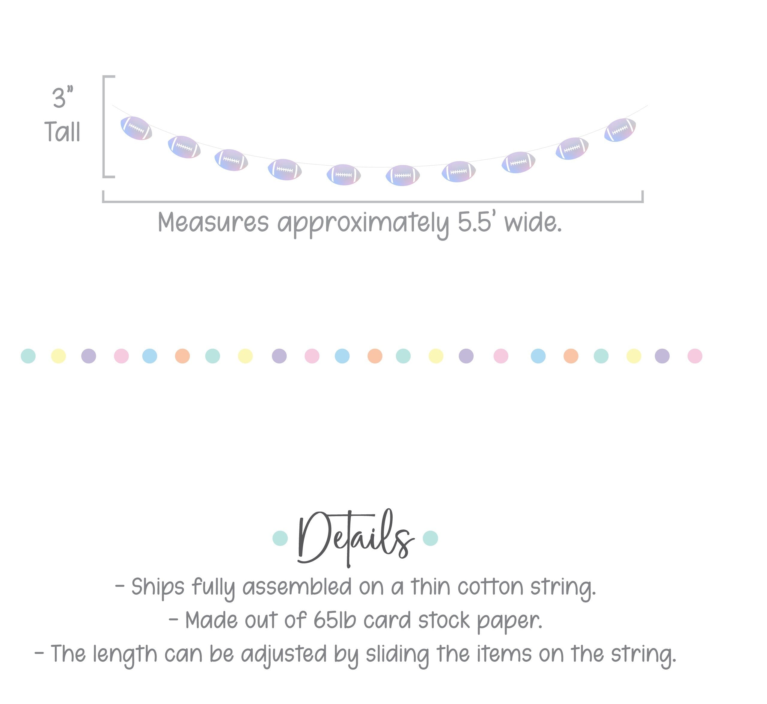 In My Football Era, Football Decorations, Football Banner, Trendy Football Decorations, Super Decorations