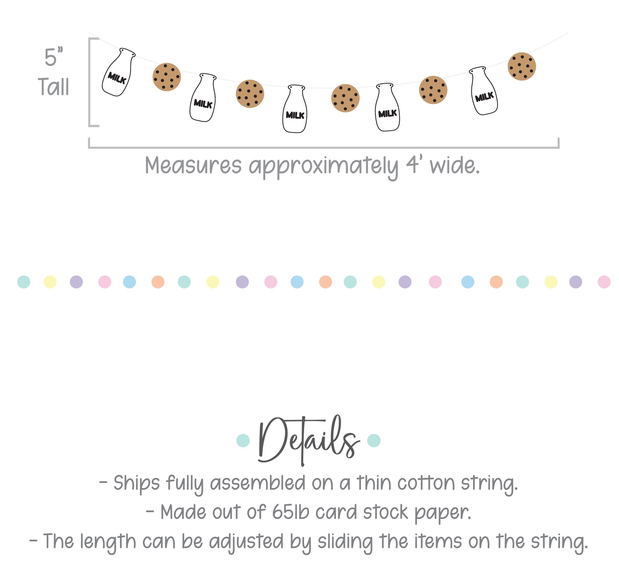 One Sweet Year, One Sweet Year Banner, First Birthday Banner, Cookie Party Decorations, Cookies and Milk Decorations, 1st Birthday Ideas