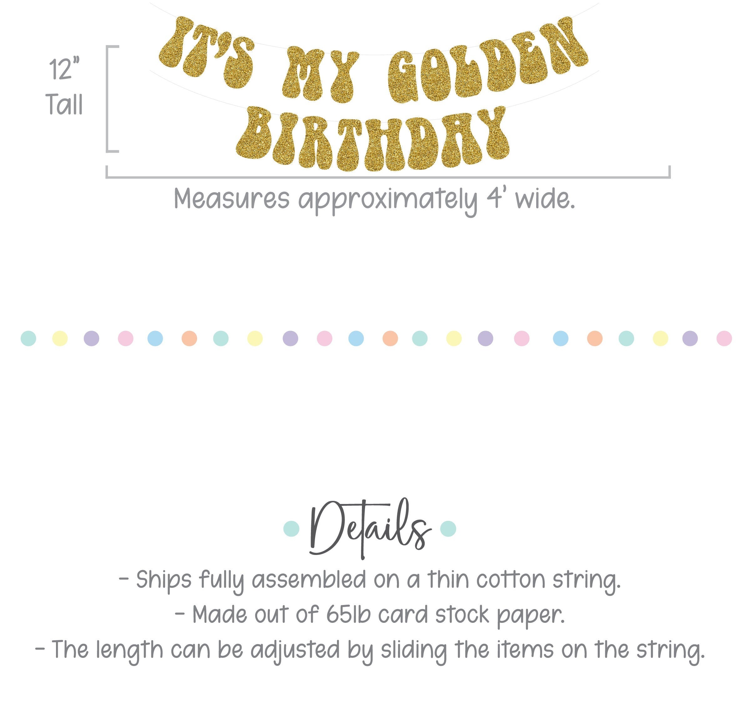 It&#39;s My Golden Birthday, Golden Birthday Party, Golden Birthday Decorations, It&#39;s My Golden Birthday Decorations, Gold Glitter Decorations