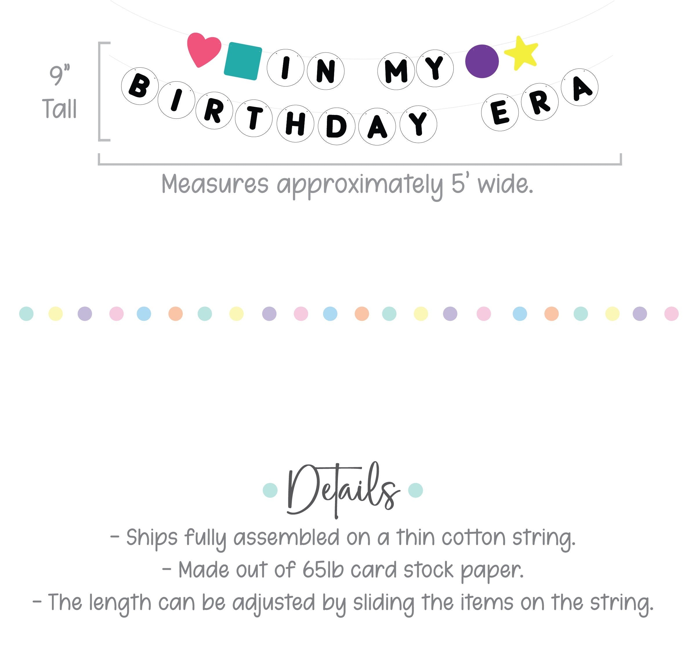 In My Birthday Era, Friendship Bracelet Decorations, In My Birthday Era Friendship Bracelet Decorations