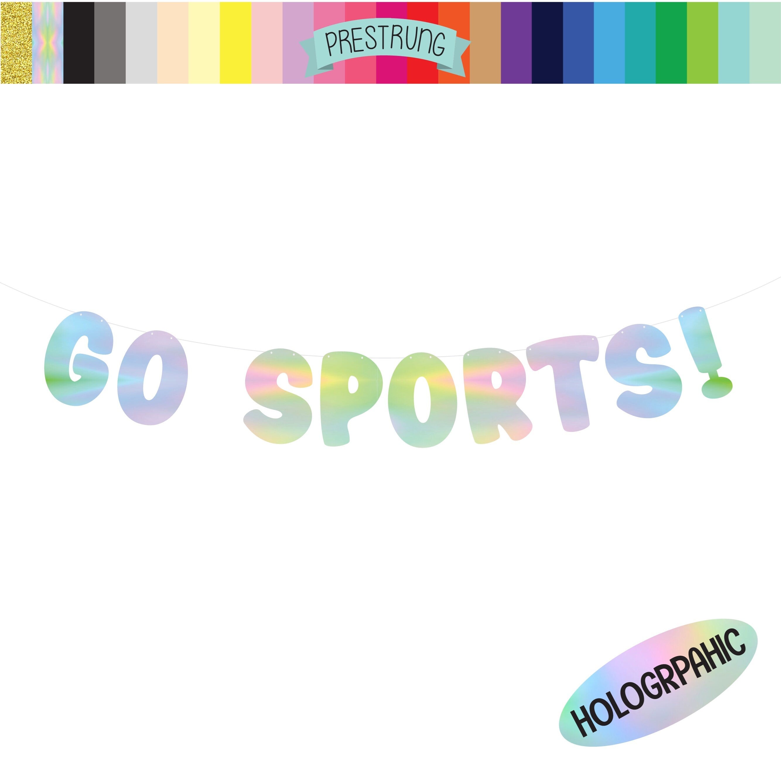 Go Sports, Go Sports Banner, Sports Decorations, Sports Banner, Yay Sports, Big Sports Fan, Sports Themed Party