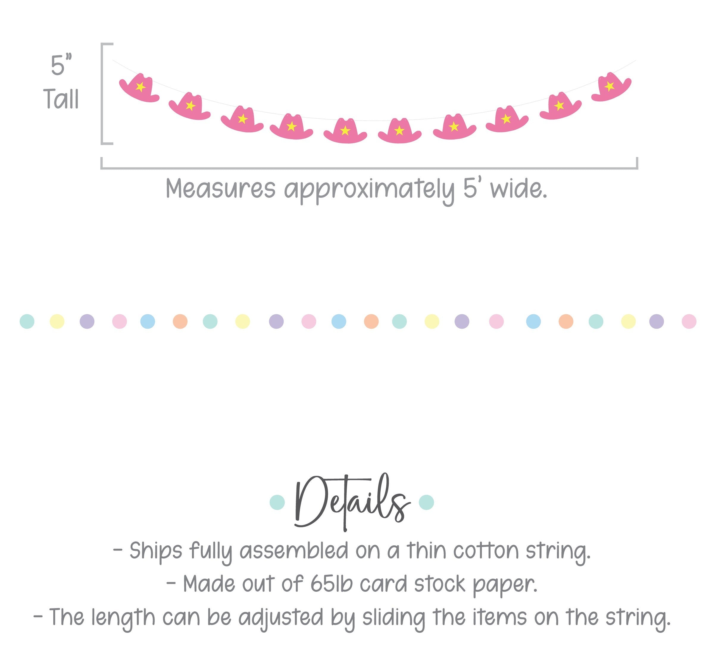 Cowgirl Happy Birthday Banner, Rodeo Happy Birthday Banner, Pink Rodeo Banner, Cowgirl Decorations