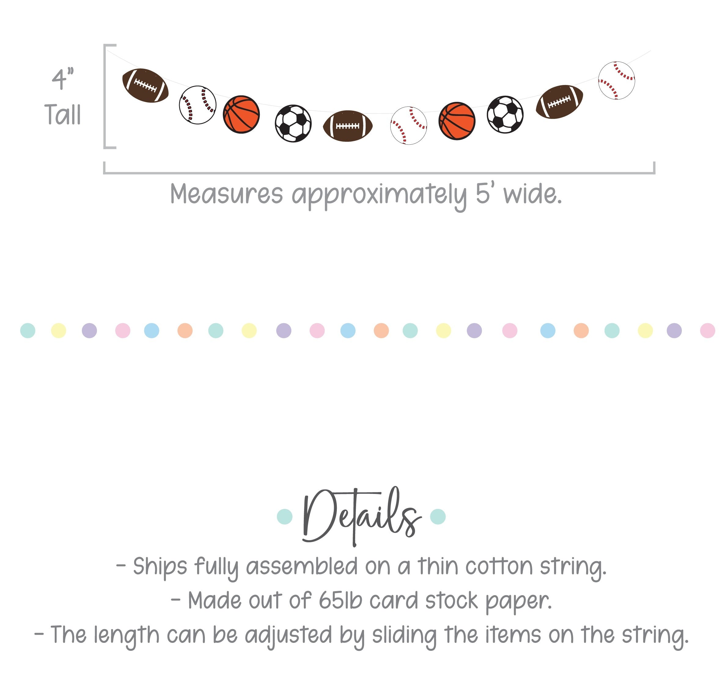 Custom Sports Banner, Custom Sports Themed Banner, Sports Decorations, Football Basketball Baseball Soccer, Sports Birthday Party