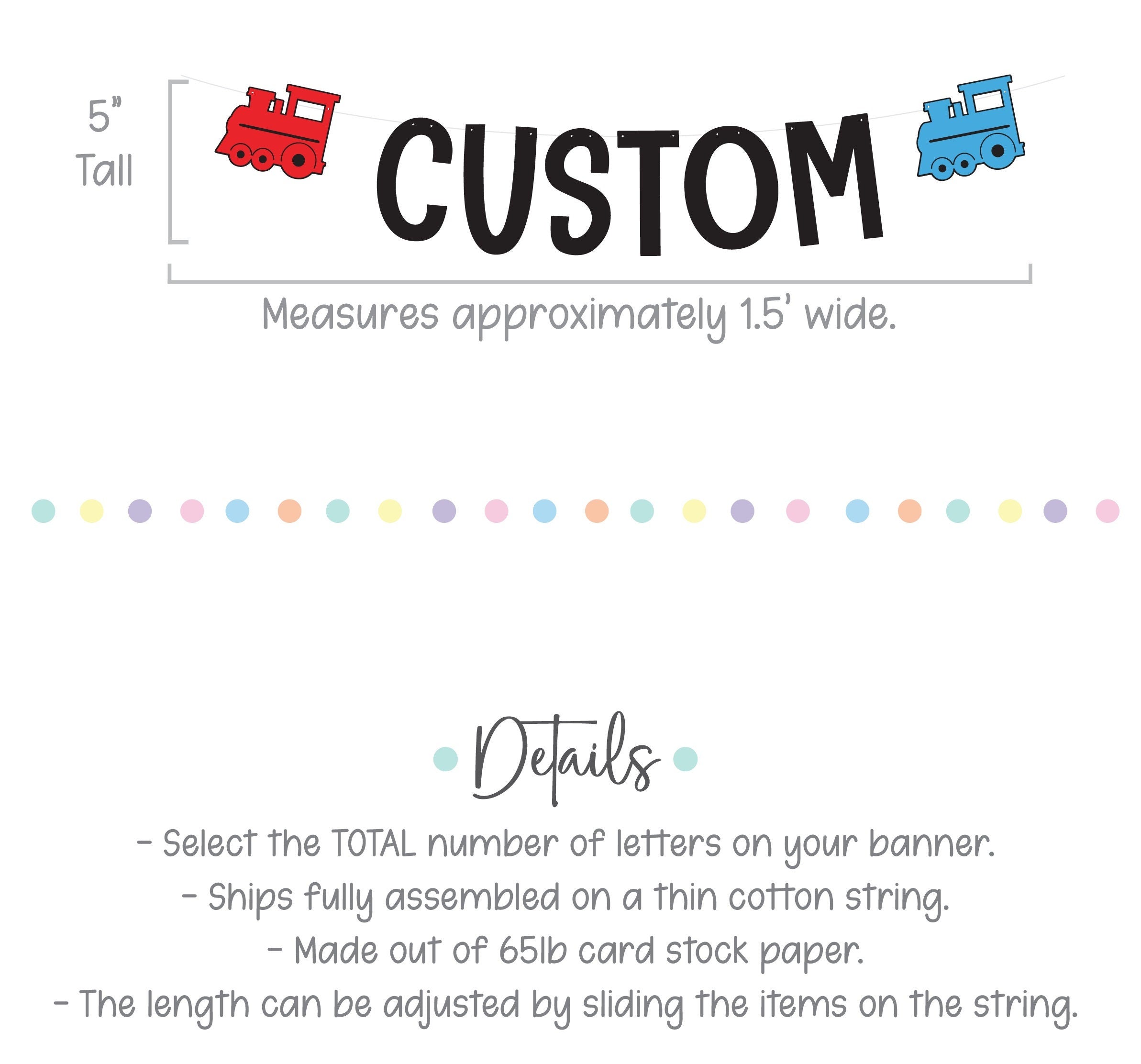 Chugga Chugga Two Two, Train Birthday Banner, Train Birthday Party, Train Party Decorations, Train Birthday, Train Themed Decorations