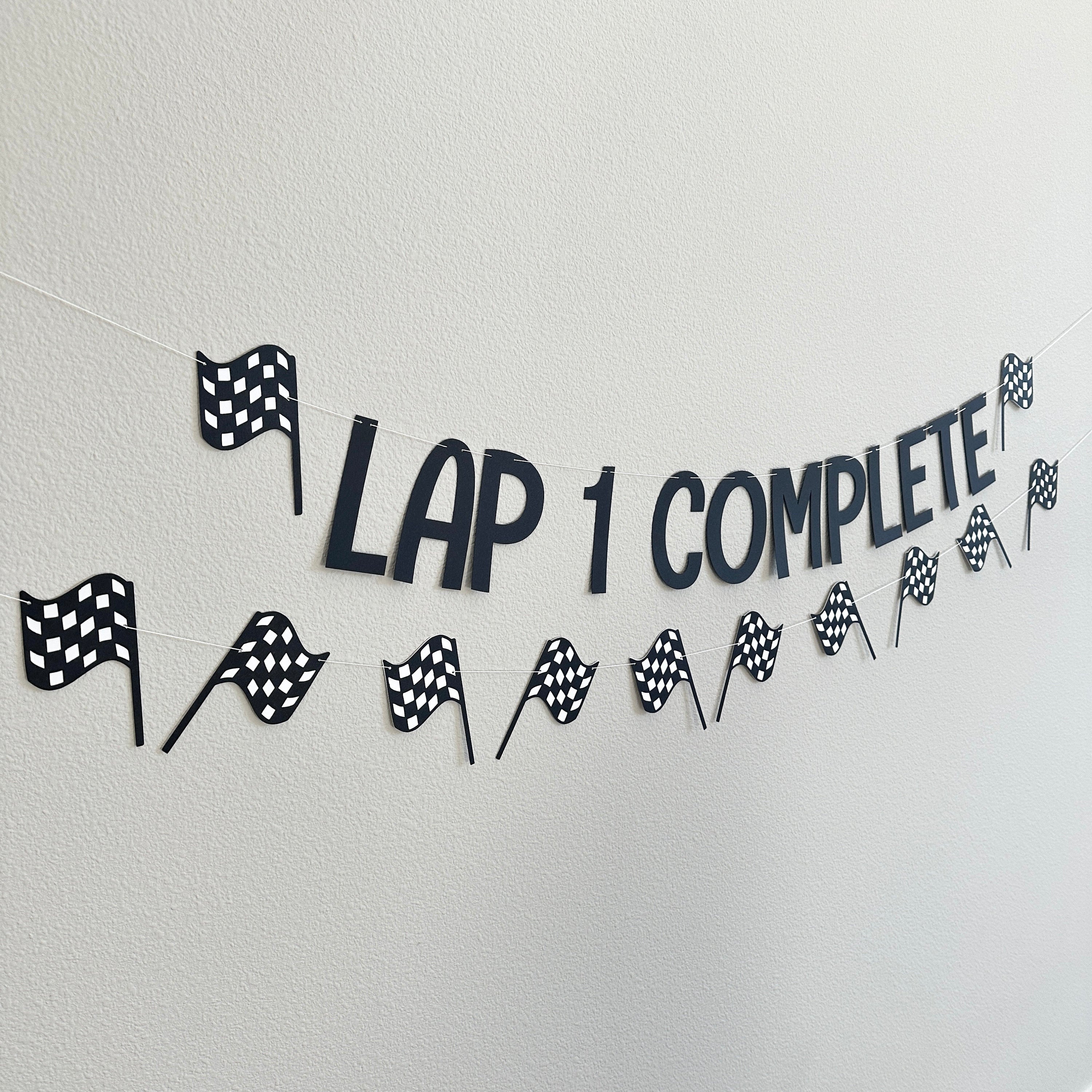 Lap 1 Complete, Racing 1st Birthday, First Birthday Party, Racing Birthday, Racing Decorations, Racing Birthday Party, Custom Racing Banner