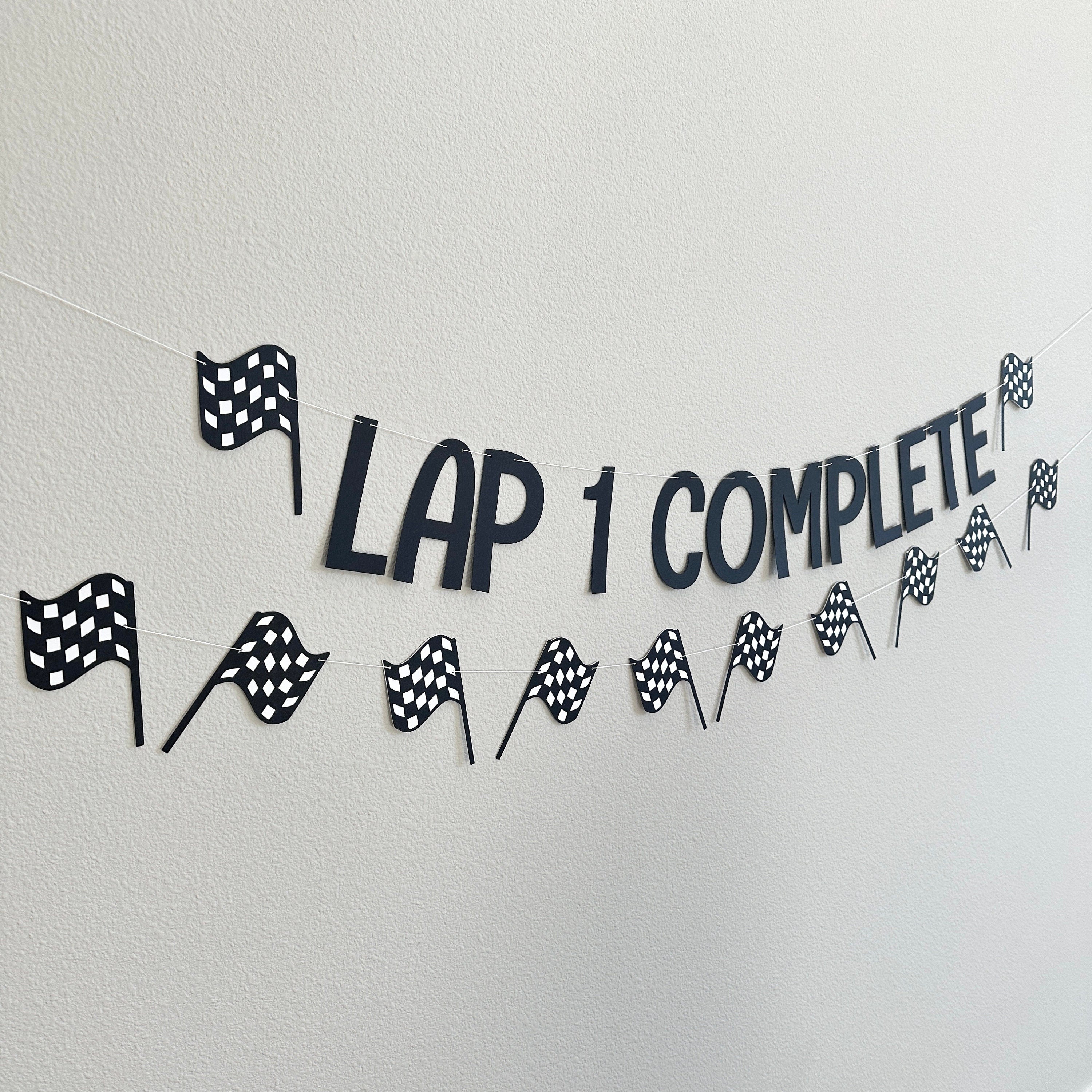 Lap 1 Complete, Racing 1st Birthday, First Birthday Party, Racing Birthday, Racing Decorations, Racing Birthday Party, Custom Racing Banner