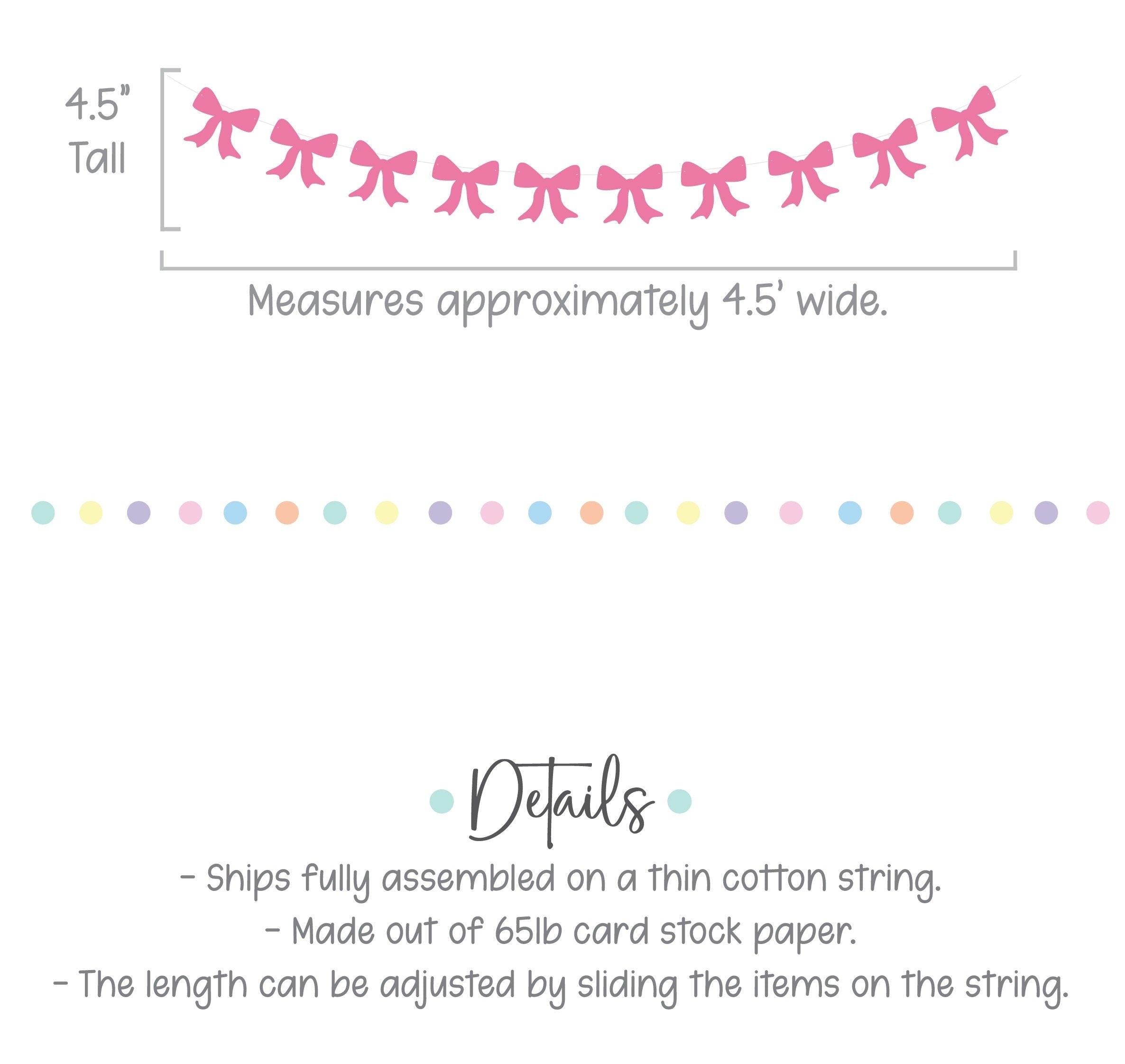 Happy Birthday Banner, Coquette Birthday Banner, Coquette Decorations, Coquette Theme, Coquette Banner, Pink Bow Happy Birthday Banner