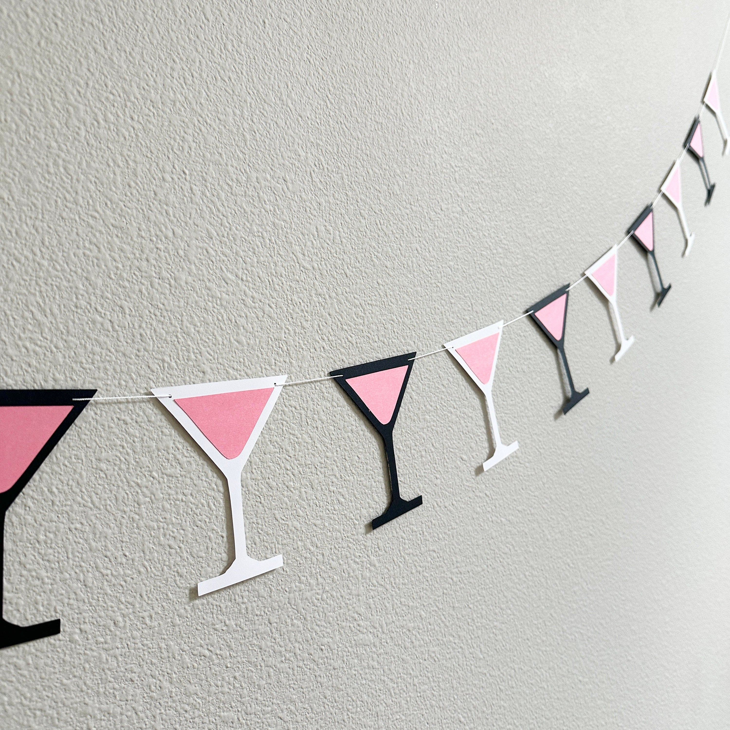 Martini Banner, Martini Garland, Martini Birthday, Martini Party, Martini Decor, Martini Birthday Party, Summer Banner